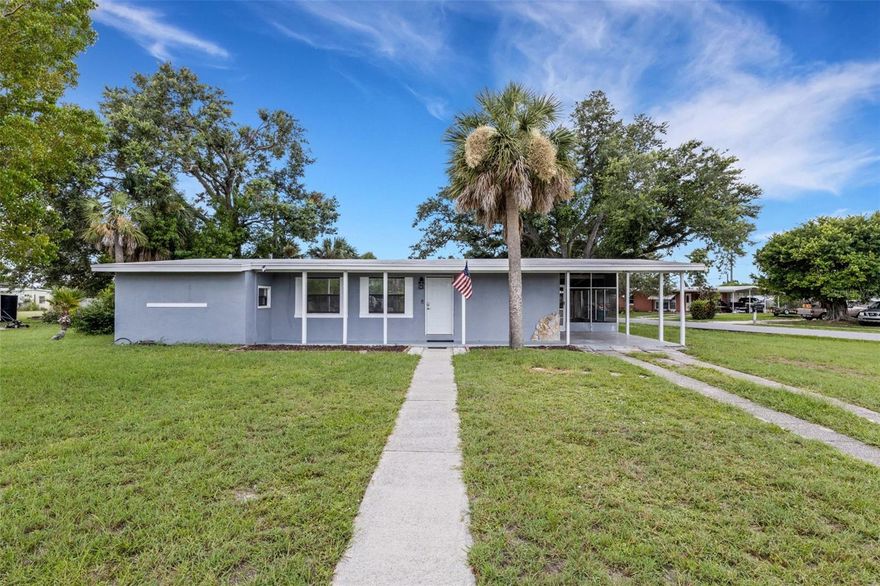 Step into the perfect blend of vintage charm and modern updates in this beautifully renovated 3-bedroom, 2-bathroom home nestled on an oversized lot in the heart of Port Charlotte. Just minutes from the Charlotte Harbor boat ramp, this property is truly a fisherman’s dream and the ideal base for Florida living.

Originally built in the 1970s, this home has been thoughtfully refreshed while maintaining its character. The updated kitchen (2023) offers a stylish, functional space perfect for cooking up the day’s catch. Major upgrades provide peace of mind, including a new roof (2023), electrical panel (2023), and a 2.5-ton HVAC system (2021) to keep you comfortable year-round.

Outside, the spacious yard offers endless possibilities. With an oversized lot, there’s plenty of room for all your outdoor toys. Whether you’re a weekend angler?, or simply looking for room to spread out, this property delivers.