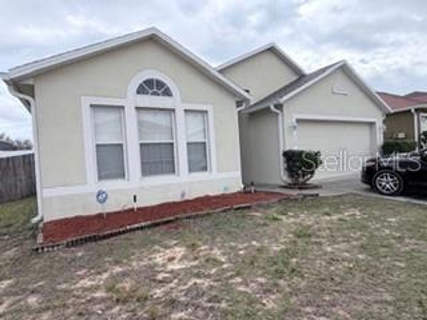 Modern Comfort Meets Disney Proximity! 4 Beds | 2 Baths | 1,850 Sq. Ft.
Welcome to your Florida dream home in the heart of Davenport! This 4-bedroom, 2-bathroom residence offers 1,855
sq. ft. of thoughtfully designed living space, perfect for families or those seeking a stylish Florida retreat. Step inside to
an airy, open-concept floor plan that seamlessly connects the formal living and dining areas. The home is tastefully
finished with custom paint and high-end touches throughout. Love easy maintenance? This home is carpet-free,
featuring wood and travertine tile flooring.  The heart of the home is the spacious eat-in kitchen,
boasting upgraded appliances and a convenient breakfast bar for quick meals or entertaining guests. Relax in your
private, screened-in rear porch—the perfect spot for morning coffee or evening unwinding. The fully fenced backyard
provides plenty of privacy and space for pets or play. Location is everything! You are just minutes away from the magic
of Walt Disney World, as well as premier shopping, dining, and championship golf courses.  Whether you're looking for
a primary residence or a vacation getaway, this home delivers on every level.  Don't wait, Book your showing today.