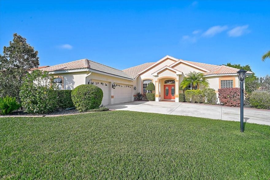 Located in the highly desirable McIntosh Lake community of Sarasota, this beautifully maintained 4-bedroom, 3-bathroom home offers an oversized 3-car garage and sits on a spacious corner lot!

Inside, you’ll find a bright, thoughtfully designed floor plan with abundant natural light and multiple living and entertaining spaces. The welcoming living room features French doors leading to the screened-in lanai. The spacious kitchen includes a center island, breakfast bar, walk-in pantry, and additional storage, all overlooking the family room with a cozy propane fireplace—perfect for everyday living and entertaining.

The split-bedroom floor plan provides privacy, highlighted by a spacious primary suite with walk-in closets, walk-in shower, dual sinks, brand-new countertops and plumbing fixtures throughout the home’s bathrooms, giving a fresh modern feel.

Designed for entertaining, an additional seating area includes built-in shelving, a wine rack, and wine refrigerator. Step outside to enjoy the private lanai with heated pool. A buried 250-gallon propane tank heats the pool and also services an outdoor grill hookup.

Additional highlights include a new HVAC system (2024), laminate flooring and tile throughout, updated ceiling fans, three new windows and window treatments throughout the home. The kitchen features a new sink and fixtures, while new lighting enhances the breakfast nook, entryway, and formal dining room. The home also offers generous storage, a spacious laundry room, security cameras, a video front doorbell, and a new yard lamp post.

Conveniently located just minutes from A-rated schools, Siesta Key Beach, the Legacy Trail, shopping, dining, golf courses, nature preserves, downtown Sarasota, and Sarasota-Bradenton International Airport, this home offers the perfect combination of comfort, location, and Florida lifestyle. 

Schedule your private showing today!