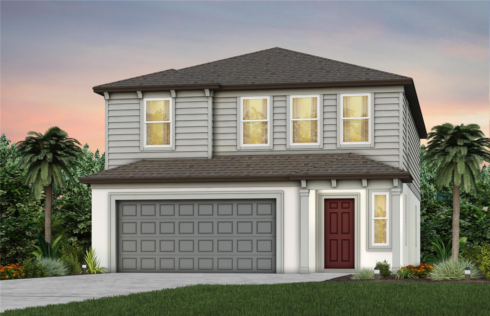Under Construction. Pulte Homes is now selling new construction home at Longmeadow at North River Ranch, ideally located in Parrish, FL. Enjoy endless amenities including a clubhouse, resort-style pool, beautiful walking trails, and a fitness center. Plus, relish in the ease of reaching Downtown Tampa, St. Petersburg, and Sarasota.
Featuring the new consumer-inspired Williston floor plan, this home has the layout you’ve been looking for. The designer kitchen showcases a large center island, a single-bowl sink and upgraded faucet, modern cabinets, quartz countertops with a 3"x6" subway tiled backsplash, a pantry, and Whirlpool stainless steel appliances including a microwave, dishwasher, refrigerator and range.
The bathrooms have matching cabinets and quartz countertops and the Owner’s bath features a walk-in shower, dual sinks, and a private commode. There is luxury vinyl plank flooring in the kitchen and gathering room, 18”x18” floor tile in the baths and laundry room and stain-resistant carpet in the bedrooms and loft.
This home makes great use of space with a 1st-floor bedroom and full bath, versatile loft, convenient 2nd-floor laundry room with washer and dryer, a covered lanai, 2-car garage, and extra storage under the stairs.
There’s also a Smart Home technology package with a video doorbell.
Enjoy peace of mind with Pulte’s transferable, 10-year Limited Structural Warranty that covers materials and workmanship in the 1st year, workability of plumbing, electrical, HVAC, and other mechanical systems through the 2nd year, various types of water infiltration and internal leaks through the 5th year, and the structural integrity of the home through the 10th year. Plus, we’re currently offering limited-time incentives and below-market rates!