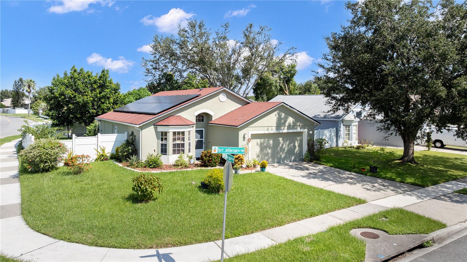 Welcome to this well-maintained corner-lot home in the heart of Orlando, offering the home fully furnished and complete with solar panels for energy efficiency and long-term savings. An enclosed porch provides the perfect setting for family gatherings, entertaining, or relaxation. With low HOA fees and a location just minutes from Lake Nona and the Orlando International Airport, this property also provides convenient access to shopping, dining, and Central Florida’s world-famous attractions, making it a must-see opportunity.