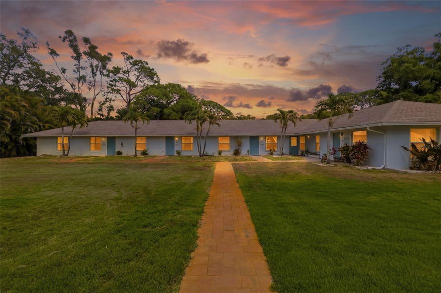 LOCATION LOCATION LOCATION! Sarasota's hottest zip code is Presenting a strong multifamily investment opportunity just minutes from Siesta Key, this 5-unit hotel/ motel property offers current income, flexible rental options, and long-term upside in one of Sarasota’s most desirable rental markets. Located in a non-flood zone approximately 4 miles from Siesta Key Beach, the property is well positioned for long-term tenants, seasonal rentals, or potential short-term rental strategies.

The building includes five 2-bedroom, 1-bath units, each offering broad tenant appeal and turnkey convenience. Long-term tenants are currently in place, while the property has the availability to hold a motel/hotel license, creating additional flexibility for future ownership and rental operations.

Investor-friendly features include individually metered utilities, public water and sewer, paved parking, no required flood insurance, and reported general liability insurance of approximately $460. Recent improvements include exterior paint in 2024, remodeled kitchens in Units 2, 3, and 4 in 2024, updated bathrooms, major plumbing replacement completed in 2009 and 2010, roof replacement in 2014, blown-in roof insulation.

The property also offers private amenities that help set it apart from typical multifamily options, including a heated and cooled swimming pool, screened patio room, and tropical outdoor space designed to enhance tenant or guest enjoyment.

With current income, multiple rental strategy options, turnkey units, and a prime Sarasota location near Siesta Key, this property is a compelling opportunity for investors seeking cash flow, flexibility, and long-term appreciation potential. Schedule your private showing today.