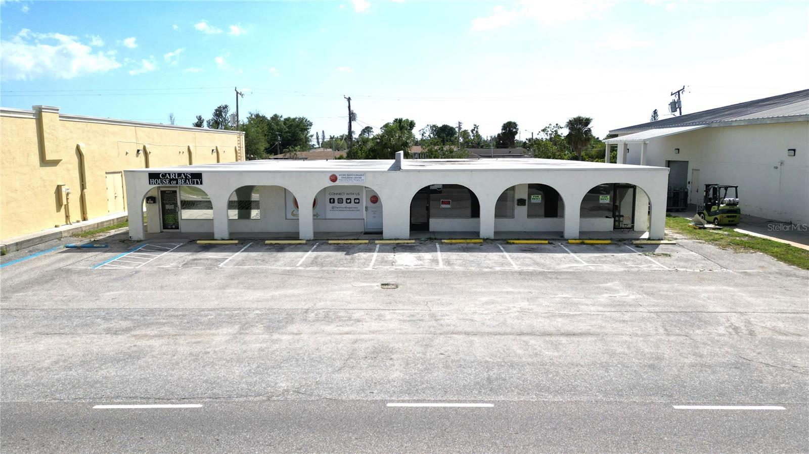 Do not miss your chance to own this free-standing multi-tenant building on Tamiami Tr in Port Charlotte!
This building consists of 6,200 rentable SF and 6,640 SF total. Annual Average Daily Traffic Count (AADT) 49,000!
Unit A is leased until Septmeber 30, 2026 at $2,100 per month + tax. Tenant has 1 12-month renewal option.
Unit B is leased until September 30, 2026 at $2,100 per month + tax. Tenant has 1 12-month renewal option.
Unit C&D is currently vacant - the seller has rented these units previously for $4,200 per month for the 2 units.
Please do not disturb the tenants.