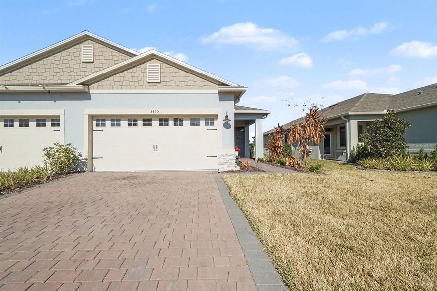 SHORT SALE. Welcome to The Palms at Serenoa Clermont’s newest 55+ community! The Cambridge Villa offers a spacious, open-concept floor plan designed for comfortable, low-maintenance living. The bright and airy layout creates a seamless flow between the kitchen, dining, and living areas perfect for everyday living and entertaining. The kitchen features beautiful granite countertops, stainless steel appliances, modern cabinetry, and quality finishes throughout. Thoughtful design elements and included upgrades make this home both stylish and functional. Enjoy the ease of villa living in a vibrant active-adult community located in the heart of Clermont, close to shopping, dining, medical facilities, and major roadways.

Experience relaxed Florida living at its best — schedule your private showing today!