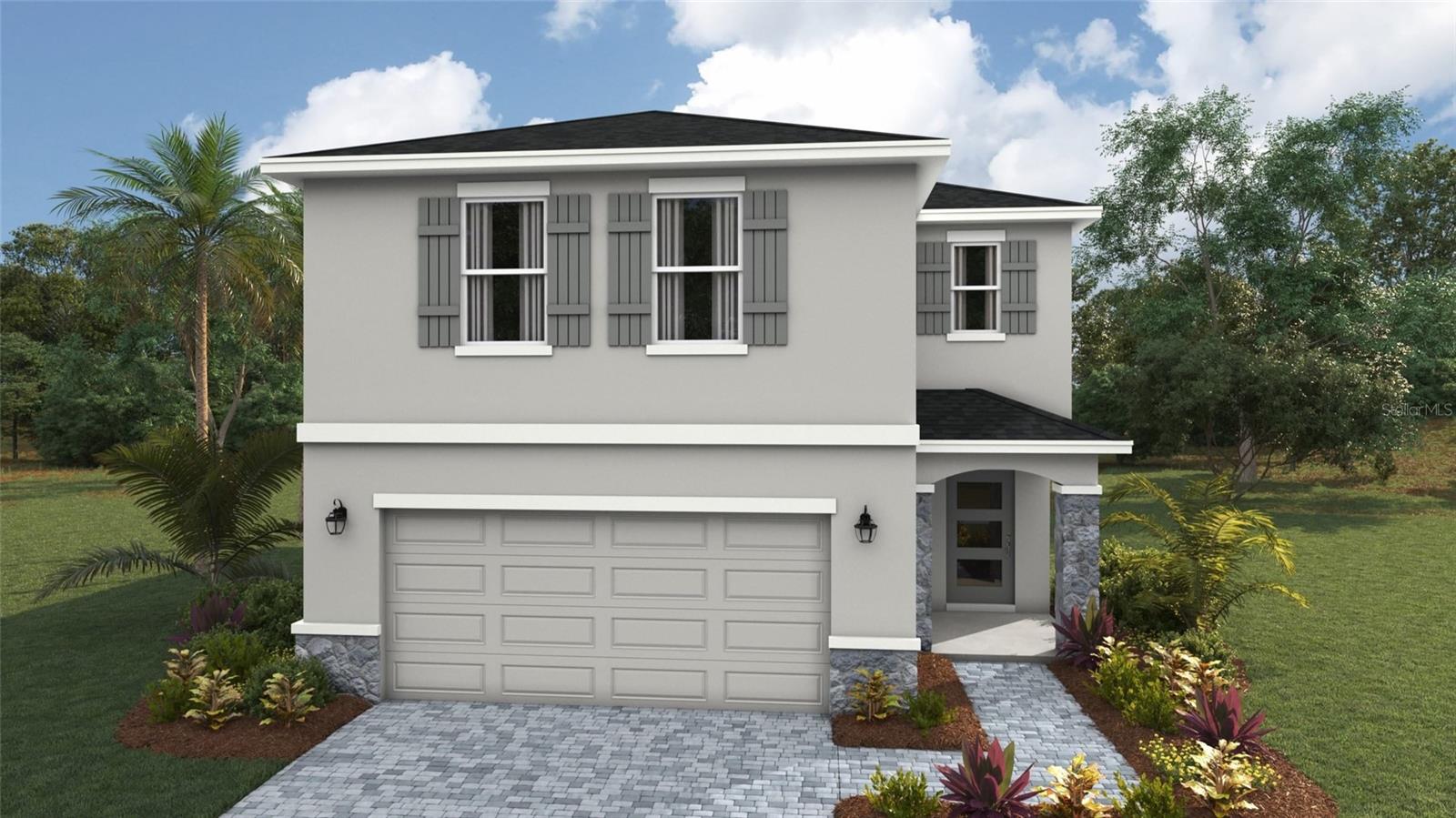 Under Construction. Receive up to $15,000 towards closing cost and special interest rates with our preferred lender NOW until August 17th. This all-concrete block constructed, two story, two-car garage home includes a kitchen overlooking the living and dining area, a powder bath and two storage closets on the first floor. Upstairs, the spacious Bedroom 1 includes a big walk-in closet and Bathroom 1 with linen closet. Three other bedrooms share a second bathroom. The loft at the top of the stairs provides extra space for work and play, as well as an additional closet for more storage space. This home comes with refrigerator, built-in dishwasher, electric range, microwave, washer, and dryer. Pictures, photographs, colors, features, and sizes are for illustration purposes only and will vary from the homes as built. Home and community information including pricing, included features, terms, availability and amenities are subject to change and prior sale at any time without notice or obligation.