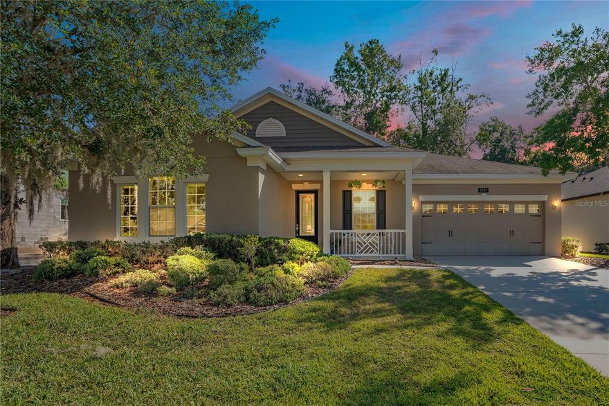 Enjoy resort-style living year-round in this meticulously maintained home located within the highly desirable Southern Hills Plantation community, centered around the private Pete Dye-designed championship golf course. Perfectly situated on a spacious lot with no rear neighbors overlooking the beautiful 14th fairway, this property offers privacy, luxury, and exceptional golf course views. Step inside and be welcomed by a grand foyer, soaring ceilings, and an open, airy floor plan designed for both everyday living and entertaining. The gourmet kitchen serves as the heart of the home and features stainless steel appliances, granite countertops, 42-inch wood cabinetry, a modern tile backsplash, and an oversized breakfast bar perfect for gathering with family and guests. Elegant crown molding and detailed trim work throughout add warmth and sophistication. A versatile flex room with glass French doors off the foyer offers endless possibilities and can easily serve as a home office, study, craft room, bonus room, or additional living space. The spacious family room creates an inviting atmosphere while showcasing peaceful golf course views, and the adjoining dining area is ideal for entertaining and family gatherings.
Retreat to the spacious primary suite featuring direct access to the screened lanai, a cozy sitting alcove or flex area, and generous walk-in closets. The spa-inspired primary bath includes dual granite vanities and a large walk-in shower with built-in bench seating. Guest bedrooms are generously sized and thoughtfully designed for comfort. Step outside to your own private outdoor retreat featuring pavered outdoor living spaces, an oversized iron-fenced backyard, and a custom fire pit area. The oversized screened lanai is perfect for relaxing, entertaining, or enjoying the Florida sunshine while taking in tranquil golf course and scenic views. Even better, the **HOA INCLUDES lawn care mowing, hedge trimming, irrigation, (Spectrum) cable & internet services, and exterior painting every seven years**. Residents enjoy an impressive lineup of community amenities including the private Pete Dye-designed championship golf course (membership required), Pro Shop, resort-style pool with poolside café, spa and fitness center, Har-Tru tennis courts, pickleball courts, onsite dining and bar options, scenic walking trails, year-round social events, and a 24-hour manned gated entrance. Conveniently located approximately 45 minutes north of Tampa with easy access to the Veterans Expressway and I-275, I-75 and FL Turnpike, this home offers an easy commute to Tampa International Airport and convenient access to shopping, dining, Downtown Brooksville and everyday essentials. Schedule your private showing today before this exceptional opportunity is gone.