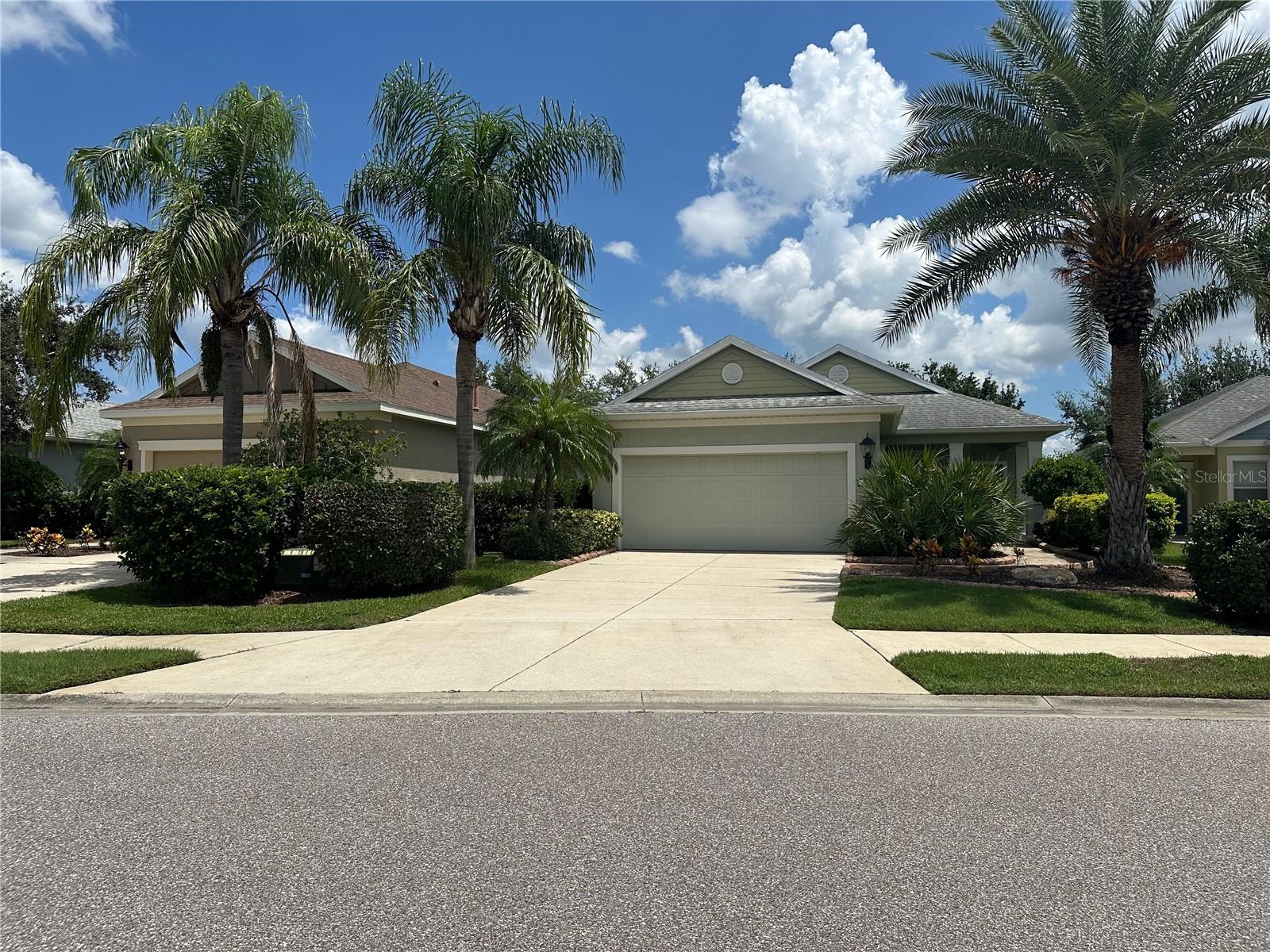 Tranquil Water views are the first thing you see when you open the door of this beautiful 3 bedroom, 2bath home for lease in Central Park in Lakewood Ranch. This home is situated on a large lake and is a bird watcher's paradise. The owner purchased this home for his retirement and splurged on many upgrades and the home has been lovingly cared for. Tenants will enjoy the dual ovens, stainless steel appliances, solid surface counters, wood cabinets, extra large garage and the gas line for their BBQ grill. Central Park has parks, splash pool, dog parks, trails, tennis courts and is a gated community. Owner will consider pets with pet references and a pet deposit. No cost for the initial Landlord application. Chosen tenant will hvae to pay background check fee and Castlegroup HOA $100 fee