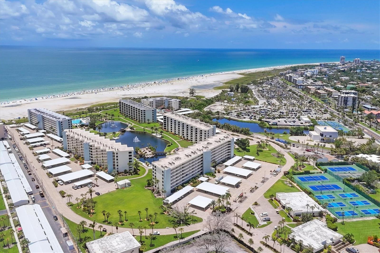 Welcome to your dream coastal retreat! This beautifully furnished updated 2-bedroom, 2-bathroom condo, complete with a versatile bonus room, is nestled in the exclusive Gulf and Bay Club on Siesta Key. The owners poured their hearts into renovating this home with sleek, modern furnishings, creating a space that feels both luxurious and inviting. Imagine unwinding on your screened-in lanai, soaking in stunning beach views and serene sunsets that make every evening special. With the convenience of an in-unit washer and dryer, plus a flexible bonus room perfect for your home office or personal sanctuary, this condo is designed for effortless living. As a resident, you’ll have access to multiple sparkling pools, a lively club room, tennis and pickleball courts, and a private beach along Siesta Key’s world-famous shoreline. This is more than a home—it’s your gateway to refined coastal living. Schedule a tour today and see why this gem is the perfect place to call your own!