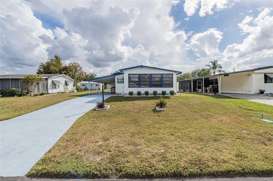 Welcome Home to Affordable Florida Living!
You’ll love this spacious 2 bedroom, 2 bath home located in a friendly 55+ co-op community where the HOA is just $46 a month! With 1,300 sq. ft. of living space, this home offers plenty of room to relax and enjoy.
The large Florida room is perfect for morning coffee or evening chats, and the newer appliances make life easy. Major updates have already been done for you — including new subflooring and plumbing underneath — giving you peace of mind for years to come.
Out back, you’ll find a large shed/workshop with electric (great for hobbies or projects) and a second smaller shed for extra storage.
The community offers great amenities, too — take a dip in the pool, meet friends at the clubhouse, or enjoy a game of shuffleboard in the sunshine.
All this for only $165,000! Come see why this home and well kept community are such a hidden gem — the Florida lifestyle you’ve been dreaming of is waiting for you!