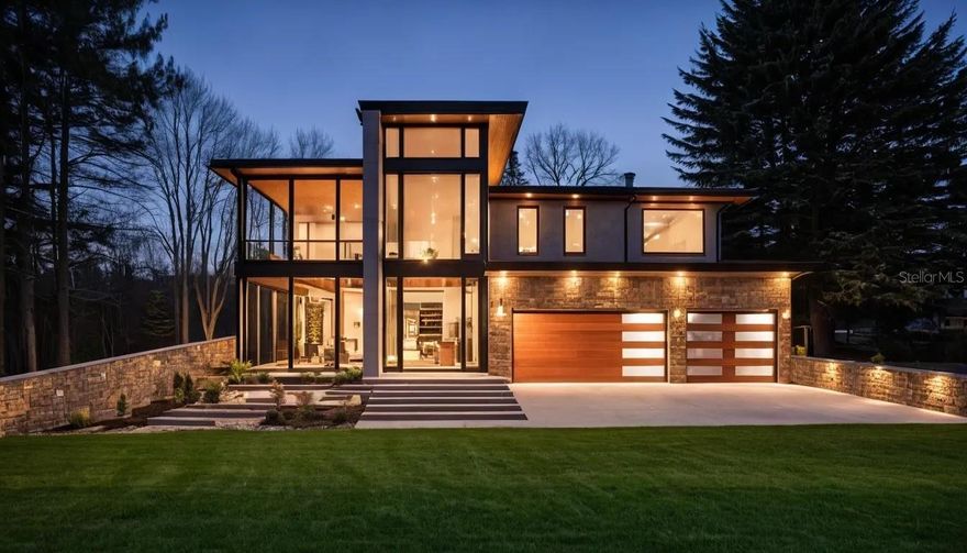 Pre-Construction. To be built. Tropical modern houses are becoming one of the most popular residential architectural styles in Florida. If you find yourself admiring beautiful homes with a clean aesthetic and tropical, functional charm, perhaps a tropical modern house is right for you.

Modernism focuses on functionality and avoids excess ornamentation: one word less is better. But when combined with an organic, tropical touch, this design becomes magic: plain white interiors are contrasted with warm wooden tones and stone textures.