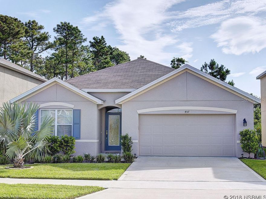 Better than NEW home in Sabal Lakes.  On the conservation area for ultimate privacy.  The most popular model the Cali has 10's of thousands in upgrades and offers 4 Bedrooms.  Exterior sconce  lighting and Beautiful glass entry door greet you.  Custom light fixtures through out and upgraded fans in most rooms.  Custom paint in every room.  Cabinets in Laundry room.  Attic stairs, garage door opener and custom roll down screen in garage.   There is a state of the art whole house air filtration system as well as a whole house water filtration system.  No smoking and no pets...EVER! Mr and Mrs Meticulous live here so this is model perfect and a must see.  They left nothing undone or thought of. Hurry it won't last! ;Water: City