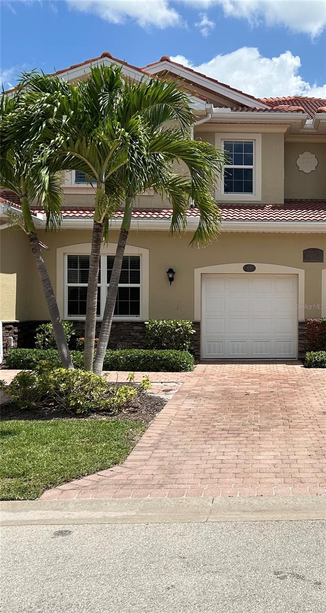 LOCATION, LOCATION! This 1st floor 2 bedroom, 2 full baths plus den and garage is located at The Oaks at Whisky Creek is a short ride to the beach and near everything! built in 2014 with a tile roof and paver driveway. A foyer invites you into a lovely great room with volume ceilings, tile floor laid on the diagonal, recessed lighting. Generous floor plan for entertaining with the eat in kitchen, breakfast bar and open great room. kitchen boasts of beautiful 42-in cabinetry, granite counter tops and stainless-steel appliances along with pendant lights. Main bathroom is spacious with new wood flooring two large windows, coffered ceilings and bathroom have a shower and a vanity with dual sinks, granite counter tops along with a large walk in closet. The light and bright guest bedroom has new wood flooring. Super nice guest bath. Laundry room, large wilk-in pantry, extra long one car garage storage. OWNER FINANCE OR RENT OPTION TO BUY.