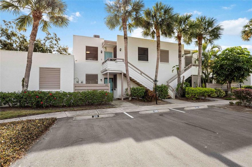 Beautifully remodeled modern condo flooded with natural light and overlooking serene, private views of lush tropical landscaping—perfect for inspiring your green thumb. The 2022 remodeled kitchen features sleek white modern cabinetry, a coffee bar, owner also added additional cabinetry for storage, and then selected top-of-the-line Samsung smart appliances. A new water heater was installed in 2022. Luxury vinyl wide-plank flooring flows through the bedroom spaces along with a neutral tile in the main living, kitchen and baths. Don't miss the full size (2022) LG washer and dryer conveniently built into the kitchen. The entire unit was also repainted in 2022 in serene colors. 

Both bathrooms offer tile flooring, with a new vanity and tub/shower combination in the primary and a walk-in shower in the private guest en-suite. The primary suite is enhanced by a custom walk-in closet in addition to the standard closet. 
Owner recently added cellular shades to the rear sun porch for additional privacy and they also help with insulation.
Peaceful green views, modern upgrades, and refined finishes create an effortless, upscale Florida lifestyle.
7 Miles from Anna Maria Island, 5 Miles to the Sarasota / Bradenton Airport, and less then 1 mile to IMG academy. Surrounded by shopping and restaurants. 
 
Included in the HOA fee's are trash, water, cable, internet, exterior maintenance and grounds, pool, pickle ball and tennis courts. 
The Wildewood Springs Condominiums, modernist in design, are arranged in an 88-acre Audubon bird and wildlife sanctuary, an old Florida oasis of palm trees, live oaks, flowering trees, and lakes. Residents enjoy biking and walking through the lush, tropical grounds.
Some furnishings available for sale.