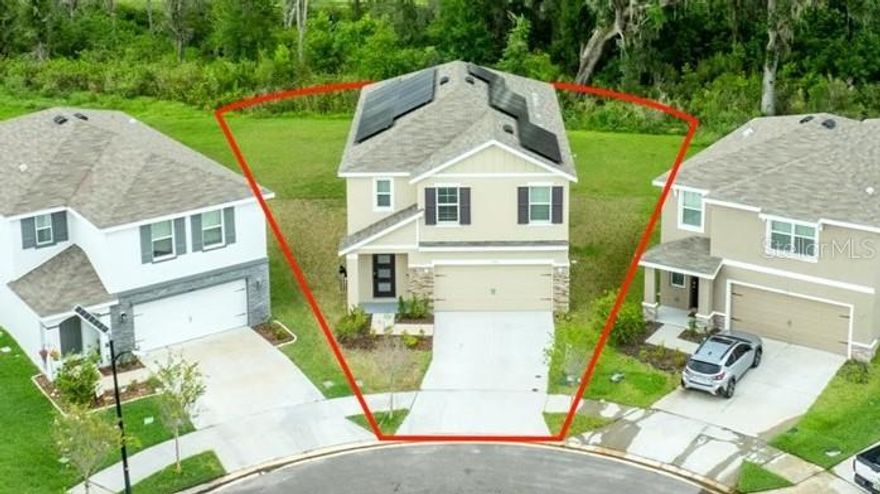 The lease includes solar panels, and Tesla Charging station - Level 2 Charging  which can lead to significant savings on your electricity bills—potentially over $200 per month. These panels contribute to a more sustainable lifestyle while providing considerable financial benefits.
 Live Large for Less. A property that offers exceptional value. Amazing opportunity to rent in North Park Isle, a distinguished new community of homes located in the heart of Plant City. Residents of North Park Isle enjoy access to an array of resort-style amenities designed for leisure and recreation. Facilities include a pickleball court, a basketball court, a playground, and a sparkling pool with a cabana. For outdoor enthusiasts, a kayak launch provides convenient access to one of the community's larger lakes.
This meticulously maintained residence features five spacious bedrooms and three full bathrooms with one bedroom located on the main floor with full bathroom access, making it an excellent choice for families or individuals who value space for hosting and entertaining. Equipped with a solar panel system, you'll save money on your energy bills.
The thoughtfully designed upstairs loft adds versatility, serving as a game room, home office, or personal retreat. With a two-car garage and situated on a tranquil cul-de-sac with no rear neighbors, this home offers an unmatched level of privacy and serenity. 
The kitchen is designed for culinary enthusiasts, featuring elegant shaker-style cabinets, premium granite countertops, and stainless-steel appliances. Modern LED lighting enhances the kitchen's ambiance, creating a warm and inviting atmosphere.
This home is equipped with state-of-the-art features that enhance modern living, including a comprehensive solar panel system, a Tesla charging station, and a whole-house water softener. Notably, the solar panel system is included at no additional cost, allowing for significant annual savings on energy bills—an excellent opportunity for those interested in sustainable living.
The property is conveniently located less than one mile from the local hospital and supermarket, and it is strategically positioned between Lakeland, Tampa, and Orlando. This is a rare opportunity to acquire a residence that combines eco-friendly living with affordability and convenience.
APPLICANT CHARGES: Application Fee: $75 each adult, 18 years of age and older (non-refundable). Security Deposit: Equal to one month’s rent on approved credit. Pet Fee if applicable (non-refundable) $350 each pet.