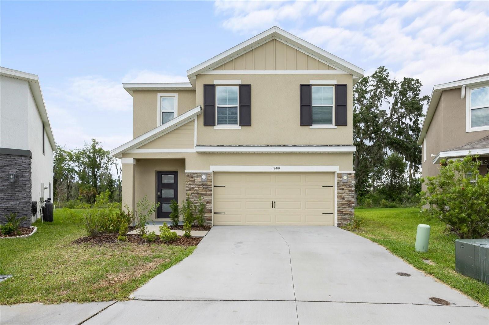Amazing opportunity to rent in North Park Isle, a distinguished new community of homes located in the heart of Plant City, FL. This meticulously maintained residence features five spacious bedrooms and three full bathrooms, making it an excellent choice for families or individuals who value space for hosting and entertaining. Equipped with a solar panel system, you'll save money on your energy bills.
The thoughtfully designed upstairs loft adds versatility, serving as a game room, home office, or personal retreat. With a two-car garage and situated on a tranquil cul-de-sac with no rear neighbors, this home offers an unmatched level of privacy and serenity. Upon entering, you will immediately appreciate the attention to detail and high-quality finishes that characterize this residence.
The kitchen is designed for culinary enthusiasts, featuring elegant shaker-style cabinets, premium granite countertops, and stainless-steel appliances. Modern LED lighting enhances the kitchen's ambiance, creating a warm and inviting atmosphere.
This home is equipped with state-of-the-art features that enhance modern living, including a comprehensive solar panel system, a Tesla charging station, and a whole-house water softener. Notably, the solar panel system is included at no additional cost, allowing for significant annual savings on energy bills—an excellent opportunity for those interested in sustainable living.
Residents of North Park Isle also enjoy access to an array of resort-style amenities designed for leisure and recreation. Facilities include a pickleball court, a basketball court, a playground, and a sparkling pool with a cabana. For outdoor enthusiasts, a kayak launch provides convenient access to one of the community's larger lakes.
The property is conveniently located less than one mile from the local hospital and supermarket, and it is strategically positioned between Lakeland, Tampa, and Orlando. This is a rare opportunity to acquire a residence that combines eco-friendly living with affordability and convenience.