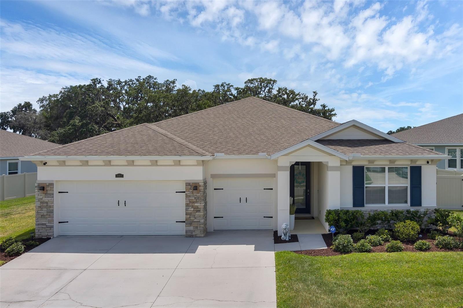 MOTIVATED SELLER!!!!! UP to $15,000 in Buyer Credit. Welcome to this stunning 4-bedroom, 3.5-bathroom home featuring a dedicated office, a private in-law suite, and a backyard oasis, located in the highly desirable Mirada community of San Antonio, FL. Built in 2021, this spacious 2,828 sq ft home is thoughtfully designed for comfort, flexibility, and modern Florida living.
The open-concept layout highlights a stylish kitchen with plenty of counter space and storage, flowing seamlessly into generous living and dining areas. The in-law suite offers a private bedroom and bathroom — ideal for guests or multigenerational living. A separate office space provides the perfect setting for remote work or study.
Step outside to your fully fenced backyard and discover a true retreat: a heated swimming pool built in January 2023, with no rear neighbors and a beautiful pond view that adds tranquility and privacy. It’s the perfect setting for outdoor entertaining, relaxing weekends, or enjoying sunsets in peace.
Additional features include concrete block construction, stucco exterior, carpet and tile flooring, central air, and forced air heating — all set on an oversized lot.
Why wait to build when this move-in ready home with upgrades and unbeatable views can be yours now? Schedule your private showing today!