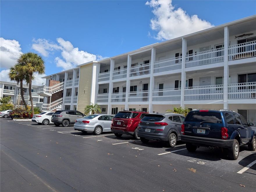 Super price AND very affordable 1BR/1BA with easterly (desirable) courtyard views in 55+ association. Newer appliances, newer flooring, updated bathroom and some furnishings.  Active community features a charming, well-kept atmosphere:  heated pool, updated clubhouse, large (clean!) coin laundry, shuffleboard, grills. Close to the Bayshore Gardens Shopping Center, the SRQ airport, places to eat out. Bus line is nearby if you'd rather not drive. Now that there are lots snowbirds around, it's time to buy rather than wait & hope this one is not gone! Scoop up a great deal now and make this your future winter home. Interested?  Do not wait...