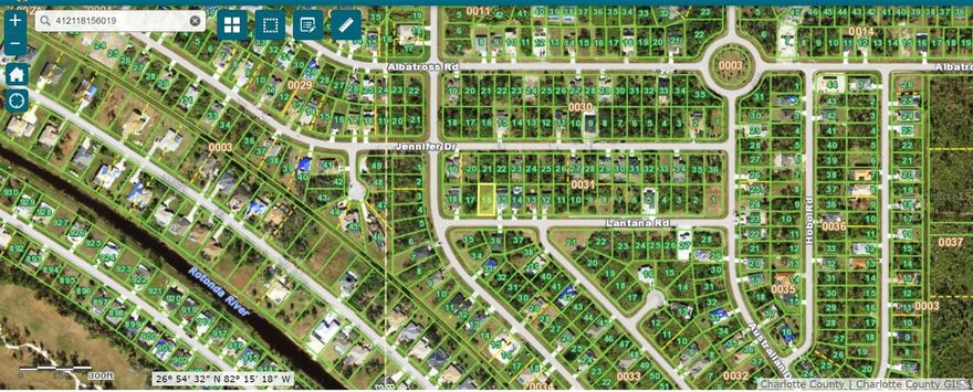 Very nice northern rear exposure lot in a fast developing area of Rotonda Lakes