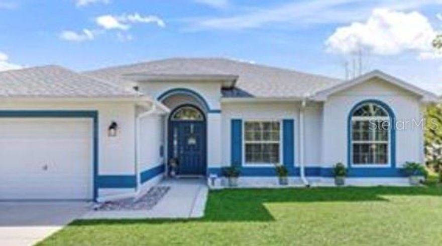 Looking for room to spread out but still want all the conveniences of living in town? Come home to this almost new 2018 Seagate home with a heated, salt water pool and spa! This 3 bedroom 2 bath home sits on .73 of an acre, 3 times the average lot size, easy to maintain with few trees and a fully fenced back yard. This exceptional home features a split floor plan, well appointed kitchen with views to the private back oasis, volume ceilings, luxury vinyl plank flooring and tile throughout. Some of the many extras include, whole house water filtration, gutters with gutter guards, oversized driveway large enough for 8 vehicles. (See list in MLS for full features.) Live care free with impact windows, security system, Sea Gate builder warranty, and buried utilities. Great location only minutes to Town Center, Ralph Carter Park, shopping, dining, golfing and the beach. St Augustine and Daytona Beach are only a short drive away. Owners recently purchased as their own private retreat from the cold, but due to family circumstances need to return home. Schedule your showing today to see this one of a kind opportunity!