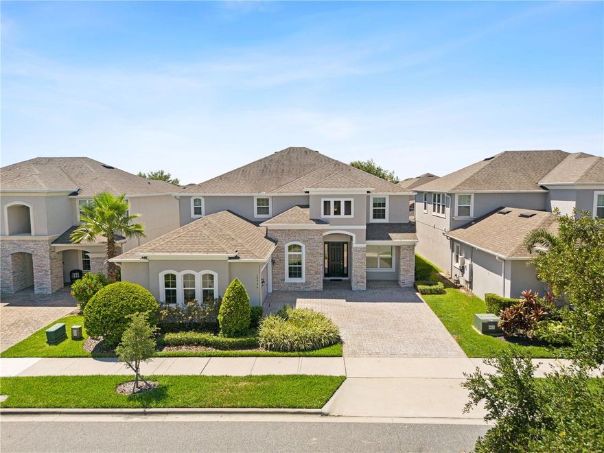 Discover this exceptional and beautifully maintained home located in one of Central Florida’s most sought-after communities, ideal for families. Enjoy your own private pool retreat, perfect for relaxing and entertaining all year long. The interior has been freshly painted, creating a bright, clean, and welcoming ambiance. Featuring premium appliances, thoughtfully selected finishes, and a spacious layout, this home offers both style and functionality. Custom built-in closets add comfort and organization, while the complete laundry room provides added convenience. With generous living areas and flexible spaces throughout, this large residence is designed to meet the needs of modern living. Set in a vibrant neighborhood with top-rated schools, parks, and community amenities, this home truly has it all.