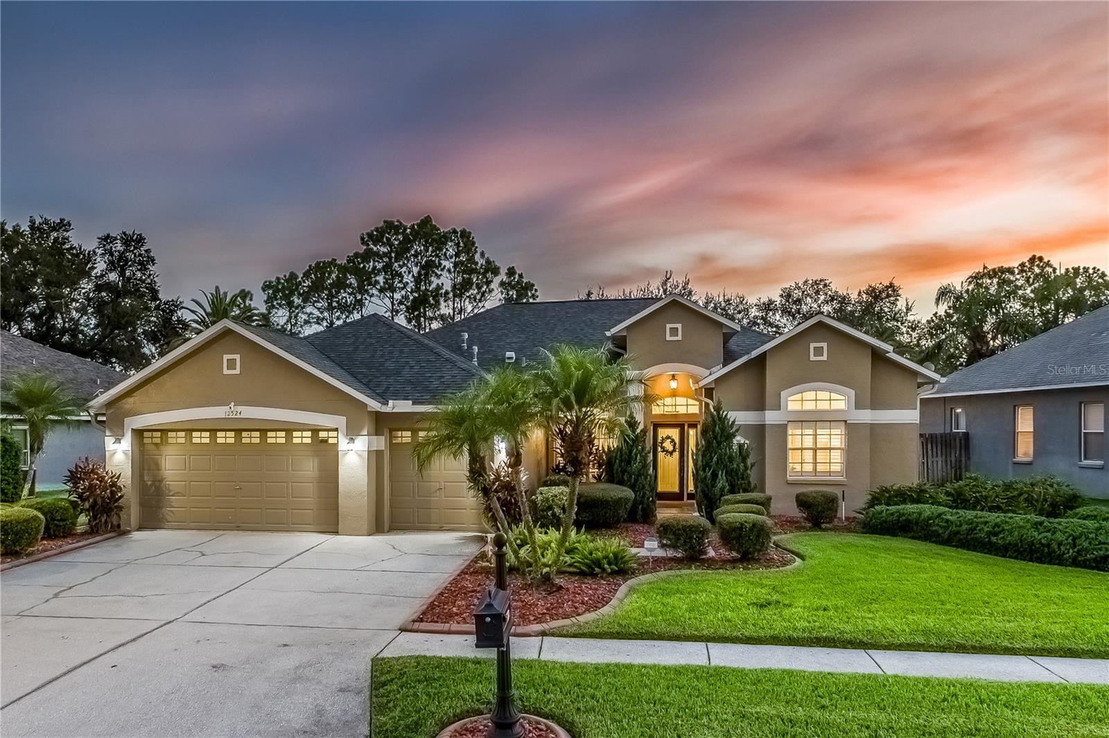 This Immaculate Pool Residence is nestled on a PERFECTLY manicured PREMIER lot in the Westwood Lakes Community, a HIGHLY desirable 33626 neighborhood of Tampa with "A" RATED Schools!! A MUST SEE! Presenting over $35,000 in recent enriching upgrades, this Residence PERFECTLY encapsulates the WOW-FACTOR, including a NEWER Dimensional Shingle ROOF (2020)! This home also comes FULLY FURNISHED – including large screen TVs, Precor Elliptical Machine, Patio Furniture, Interior Furniture & Home Decor! (Seller will happily remove anything upon request). This BRIGHT & AIRY home is perfectly located near the FRONT entrance of the community, allowing for a QUICK drive to & from this stunning home, park, trail & pickleball courts! This DESIRABLE split floorplan offers 4 Bedrooms + 3 Full Bathrooms (one with direct access outside to yard & pavered path to pool) + Formal Living Room (currently used as an office) + Formal Dining Room + Open Kitchen with Breakfast Nook & Pantry + Spacious Family Room + SENSATIONAL outdoor living space including a LARGE Elongated Covered lanai & HEATED Pool (Newer Electric Heater 2020), PERFECT for entertaining!! Elegant features decorate this home, including Stunning NEWER Plantation Shutters (2020) & NEWER Custom Sliding Door Shades (2020), Granite Countertops, 5 ¼” Baseboards, and NEWER Interior Designer Paint (2020)! The generous OPEN kitchen features fashionable 42” Cabinetry + Stylish Granite Countertops + Ample Bar Stool Seating + Natural Gas Range + all Stainless-Steel Appliances, including a NEWER Frigidaire Kitchen Refrigerator (2020) – a CHEF’S DELIGHT!! The beautifully designed floor plan offers FLEXIBILITY for a GUEST SUITE, LEARNING CENTER, WORKOUT room or MULTIPLE OFFICE spaces for today’s lifestyle! Enjoy the magnificent RESORT OUTDOOR LIFESTYLE this home offers by splashing into this FANTASTIC Spacious Pool, sitting poolside on the EXPANSIVE lanai with three NEWER Ceiling Fans (2020) or enjoying the abundance of OUTDOOR space & Privacy Landscaping - a tropical PARADISE!!! Brilliant Finishes Include: Newer Water Softener (2020) + Newer LG Washer & Dryer (2020) + Newer Exterior Ring Camera System (2020) + Newer Frigidaire Garage Refrigerator (2020) + Patio 70” 4K LG TV (2022) + Family Room 75” 4K LG TV with Samsung Soundbar (2020) + so much more! LOCATION, LOCATION, LOCATION!!! Westwood Lakes Community offers residents TOP-RATED “A” Schools (Bryant Elementary, Farnell Middle & Sickles High School), a Community Park with Pickleball, Playground, Covered Pavilion, Large Multi-use Field, Picturesque Paved Trails among large acres of pine trees, grass, wetlands, and freshwater lakes, Reclaimed Water & Natural Gas! This community is located just minutes from the chic Westchase Downtown (which includes coffee shops, restaurants, bars, retail, & more!), Westchase Public Golf Course, the Maureen B. Gauzza Public Library, multiple grocery stores, banks, fitness centers, doctors, dentists & so much more! Centrally located near Tampa International Airport, Major Shopping Malls, Interstates & Award-Winning Beaches! LOW HOA & NO CDD! NO flood insurance required. (This home stayed High & Dry from both Hurricane Helene & Milton. Street stayed dry as well.) A One-Year American Home Shield (AHS) Home Warranty Included! Enjoy a RESORT LIFESTYLE EVERYDAY!!
