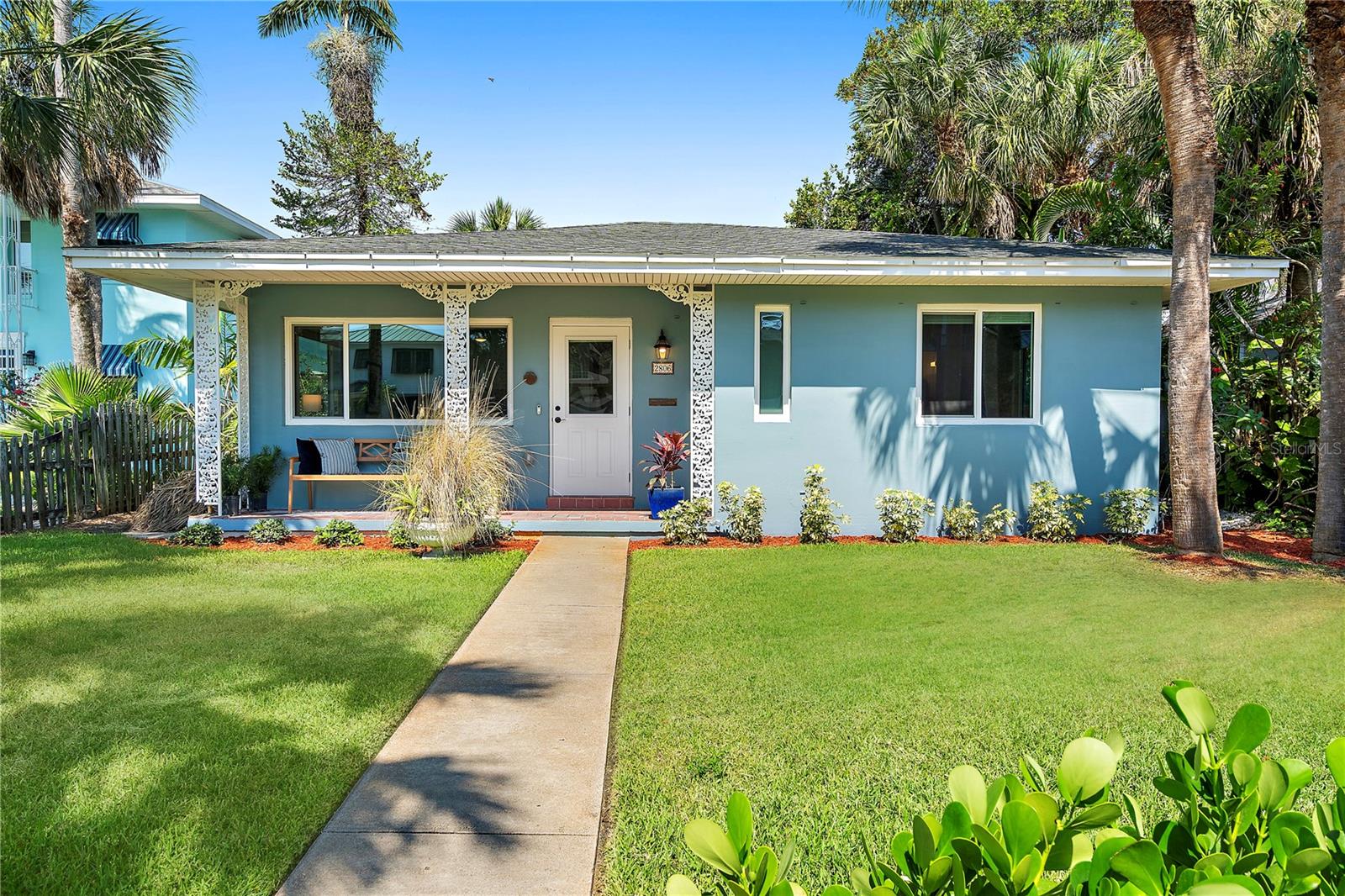Welcome to 2806 Pass A Grille Way, a charming beach bungalow nestled in on Pass A Grille beach. This delightful home offers 4 bedrooms and 3 bathrooms across 1750 square feet, providing ample space for comfortable coastal living. The property sits on a total lot size of 5998 square feet and boasts a private plunge pool, perfect for cooling off after a day of sun-soaked beach adventures. Inside, you'll find updated amenities including new hurricane impact windows and doors, air conditioning, a true 1 car garage with space to accommodate 3 cars, large inside laundry room with full sink and a gas inline water heater. With beach access just seconds away, you can indulge in waterfront bliss and enjoy the nearby shopping and dining options. Don't miss the chance to make this coastal haven your own!