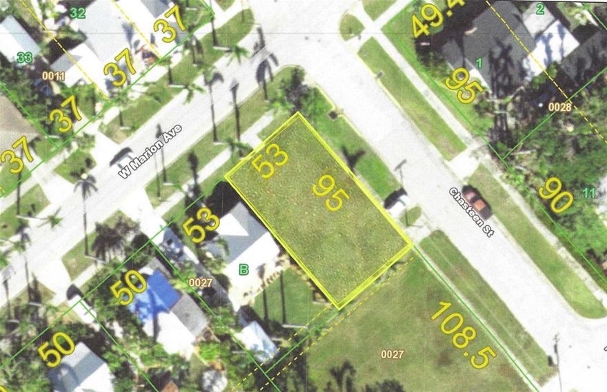 PUNTA GORDA HISTORIC DISTRICT. 95X53 VACANT CORNER LOT AT 205 CHASTEEN AND 703 W MARION AVE.  TWO WATER METERS ARE CURRENTLY AVAILBLE FOR A DRASTIC SAVING ON INSTALLING UTILITIES (NEW INSTALLATION STARTS AT $5,200 EACH METER PER PUNTA GORDA UTILITIES). GREAT OPPORTUNITY TO CONSTRUCT YOUR DREAM HOME WITH A HISTORIC FLARE AND ENJOY ALL OF THE BENEFITS OF MODERN CONVIENENCES IN A CHARMING HISTORIC NEIGHBORHOOD. WITHIN WALKING DISTANCE TO THE HARBOR, DOWNTOWN, AND FISHERMAN'S VILLAGE. NOW IS THE TIME TO MAKE A MOVE!  DON'T LET THIS ONE GET AWAY.