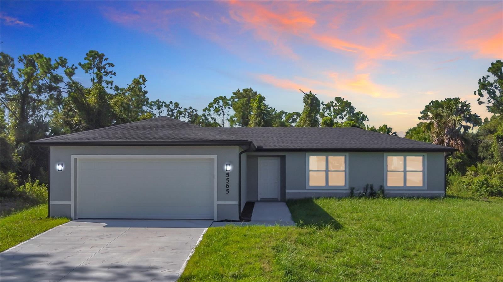 Welcome to your brand-new 3 bedroom, 2 bathroom home in the rapidly growing city of North Port! Designed with
space and comfort in mind, this home offers an open floor plan filled with natural light, perfect for both everyday living
and entertaining. The modern kitchen features stylish cabinetry, quality finishes, and plenty of counter space. The
master suite includes a generous walk-in closet and a beautifully finished bathroom. Beyond the home itself, the
location is unbeatable. You’ll be just minutes from shopping, dining, parks, and top schools, with CoolToday Park right
nearby. A short drive takes you to the pristine Gulf Coast beaches of Venice and Sarasota, while quick access to I-75
and US-41 makes commuting to Sarasota, Fort Myers, or Tampa effortless. This is more than a new home. it’s your
chance to enjoy the best of Florida living in a prime location!