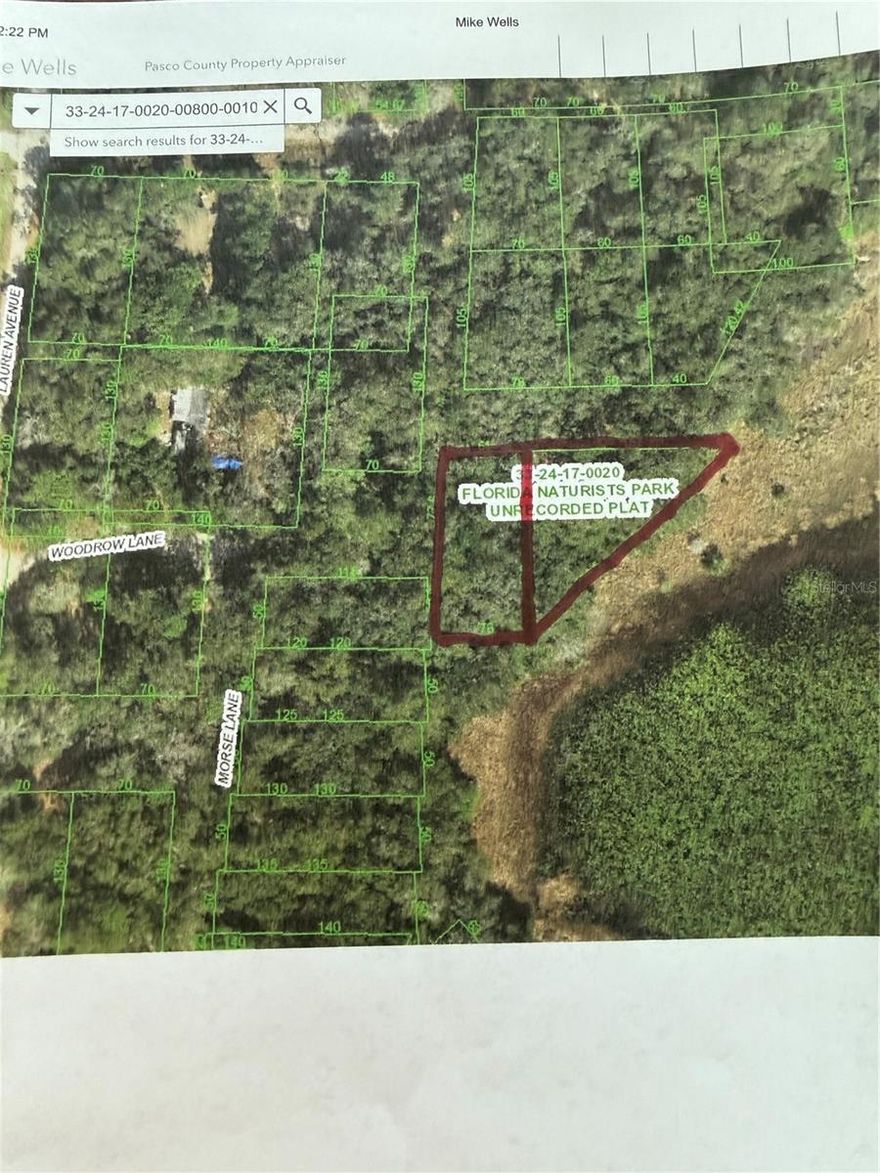 Discover a rare opportunity to own property in a peaceful, clothing-optional naturist community. This unique offering includes two adjacent lots being sold together for seller convenience, providing a combined total of 0.39 acres of buildable land.

Zoned AR (Agricultural Residential), this versatile property allows for a variety of housing options including modular homes, tiny homes, or site-built residences. Build your private retreat across both lots or take advantage of the flexibility to split the parcels and develop two separate homes—ideal for investment, extended family, or future resale potential.

The groundwork is already in place with well, septic, and a power pole installed, saving you time and development costs. Whether you're looking to create a full-time residence, seasonal getaway, or investment property, this location offers a relaxed lifestyle in a welcoming naturist setting.

Cash or conventional financing only.

Don’t miss your chance to secure a flexible homesite in a one-of-a-kind community!