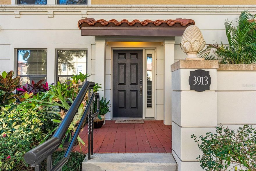 MOVE-IN READY 4-STORY LUXURY TOWNHOME WITH ELEVATOR IN FOUNTAIN PARKE. Located in one of Lake Mary’s most desirable gated communities, this beautifully updated residence offers 4 bedrooms, 4.5 bathrooms, and exceptional flexibility across four levels of living space. On the first floor, a private bedroom with its own ensuite bath provides an ideal setup for guests or multigenerational living. The main living level features an open layout with abundant natural light, bamboo flooring, a convenient laundry room, and a half bath. The kitchen is equipped with stainless steel appliances including a new microwave and newer refrigerator and features a center island plus a separate coffee/bar area. Upstairs, the spacious primary retreat offers dual closets and an ensuite with separate sinks, a walk-in shower, and a soaking garden tub. Also on this level, a guest bedroom, currently serving as an office, has its own private balcony and access to its own full bath down the hall. The upper floor features a newly enclosed “suite” large enough to be used as a fourth bedroom or second living space (it has a built-in closet), along with a full bath. Currently styled with Murphy beds and a couch, this flexible space opens to two rooftop patios. Fresh interior paint and thoughtful updates throughout enhance the home’s move-in-ready appeal. The in-home elevator provides effortless access to all floors and makes bringing groceries to the kitchen easy. Residents enjoy 24-hour guard-gated security and resort-style amenities including a pool, fitness center, clubhouse, tennis, pickleball, and playground, with easy access to I-4, FL-417, restaurants, and shopping.