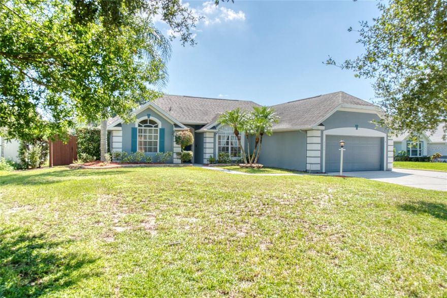 Discover the epitome of gracious living in this stunning 4-bedroom, 2-bathroom residence nestled within a well-established neighborhood. Situated on an expansive lot adorned with mature landscaping, this home exudes timeless charm and natural beauty. Step outside, and you'll be greeted by a lush, fragrant jasmine-draped trellis that fills the air with its mesmerizing scent during blooming season, creating an enchanting outdoor retreat. The ample exterior lot provides endless possibilities for outdoor recreation and entertainment. Additionally, a fully equipped shed with electricity is the perfect space for your hobbies, DIY projects, or even a home office. This residence combines the tranquility of an established community with the allure of exquisite outdoor spaces, making it a true gem. This gem has a whole home water filtration system, reverse osmosis system in the kitchen, new garage door opener, security system paid in full, pool wiring already established for a possible future addition and so much more! Your dream home awaits – schedule your viewing today and experience the allure of this remarkable. Seller is giving a home warranty for a 3 years.