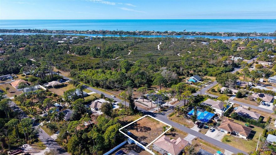 Are you ready to build your custom dream home? This cleared residential lot in desirable South Venice is the perfect place to bring your vision to life. Located just a short drive from pristine Manasota Beach and the public boat ramp, you’ll enjoy easy access to sun, sand, and Gulf Coast boating. The area is already connected to the Englewood Water District, with water and sewer available—no well or septic needed. The current owner has already done the legwork, making this property truly build-ready. SURVEY AND DRAINAGE PLAN are available and attached to the listing. A fantastic opportunity to create your own slice of paradise in a sought-after location. Money can't buy you happiness but it can sure buy you this beautiful piece of paradise.