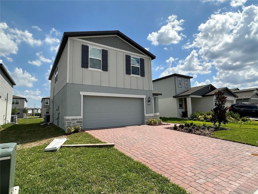 Best floor plan in the community,it is ready for you to move in!
 The house is location in a highly desired community with resort-style pool. Master bedroom on the first floor, other bedrooms on the second floor with a decent size loft. This house is an energy efficiency house, equipped with smart home devices. open floor plan let you enjoyed a quality family time together, the kitchen has Quartz countertops , awesome kitchen center island, with plenty storage. walk out from the living room to covered lanai and enjoy Florida sunshine. The community is 15 minutes away from Medical City, 30 minutes from the Orlando International airport, and many attractions