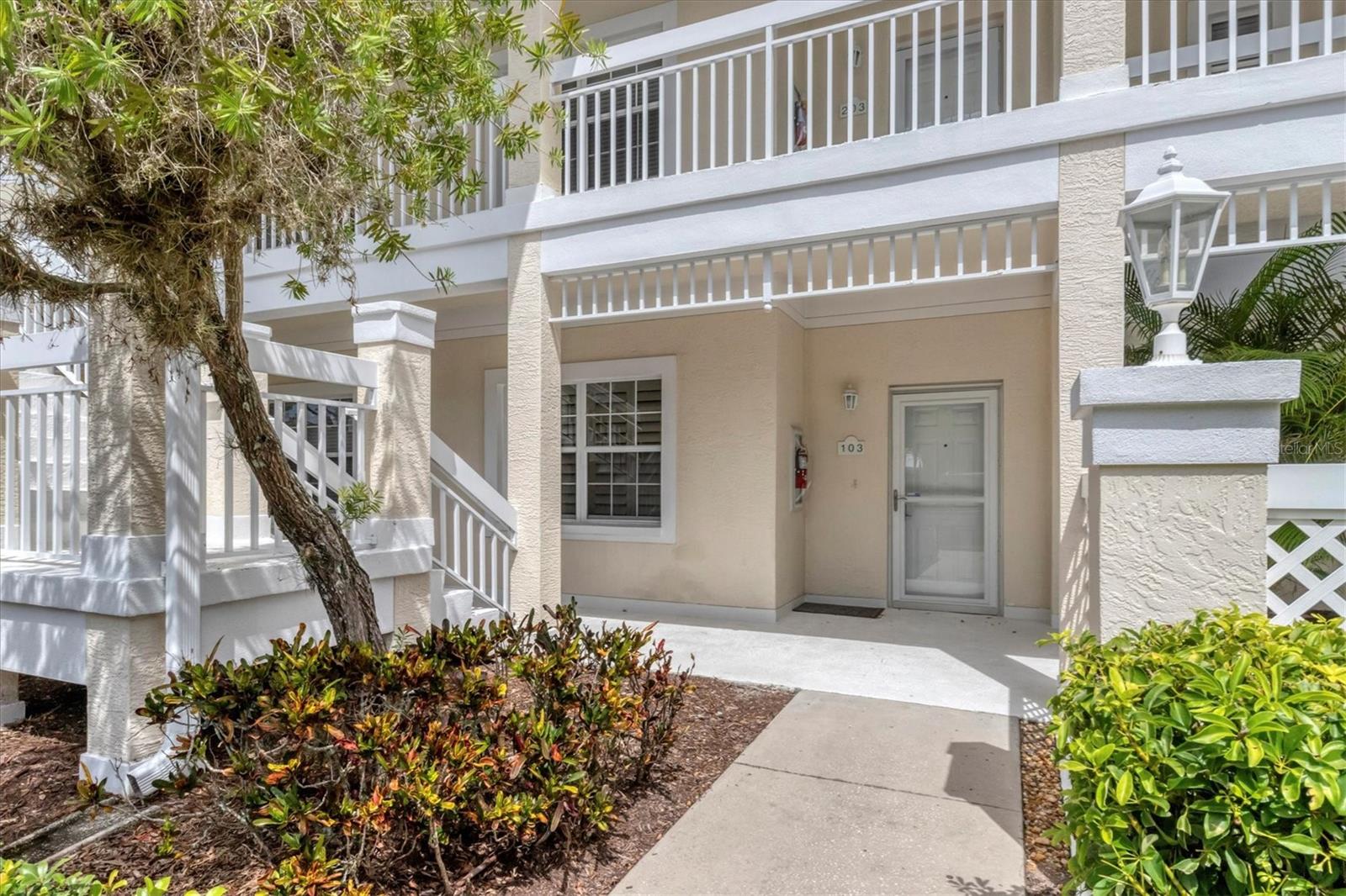 Available June 15, 2025 - One month rental minimum during summer months, Nine months rental minimum as of mid August. Bollettieri Resort Villas, located adjacent of the world renowned IMG Academy East campus. First floor 2 bedroom 2 bathroom, furnished and turnkey with washing machine and dryer - featuring a split but open floor plan with tall first floor ceilings. Tiled in the living areas, bamboo wood flooring in the bedrooms. Comfortable living area with sectional sofa and stylish bench style seating in the dining area. Adjacent to the living room is a screened lanai or patio, overlooking a community pond area. Furnished with King bed in the primary bedroom suite, queen bed in the guest bedroom.