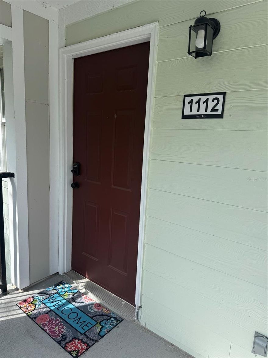PRICE IMPROVED!! Location, Location, Location! Welcome Home! This Campus Edge corner condo is 635 square feet and features a living room with ceiling fan, dining room, laundry closet, spacious bedroom with ceiling fan and walk-in closet and a private balcony. Updates include: Trane HVAC System(2021), Luxury Vinyl Plank Flooring throughout (2021), Hot Water Heater (2022), Full size Washer & Dryer (2021). Community features pool and 24 hour fitness center. Walk to the University of Florida. Furniture conveys. Convenient to shopping, dining and all that Archer Road has to offer.
