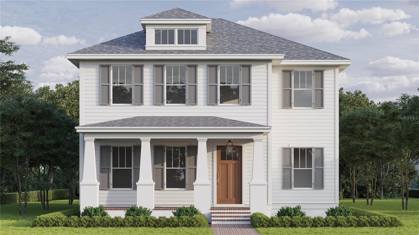 Under Construction. Est. Completion: December 2025. Don’t miss the chance to make this your dream home with Canopy Builders – St. Petersburg’s most TRUSTED name in luxury home construction. This beautifully crafted Dutch Colonial-style new construction offers 6 bedrooms and 4.5 bathrooms across 3,589 sqft of total living space—including a 3,000 sqft main house and a 589 sqft 1 bed, 1 bath fully equipped Accessory Dwelling Unit (ADU) above a detached two-car garage. Nestled on an oversized 73x127 ft lot in the desirable Old Southeast neighborhood, this home is one of several new Canopy homes redefining the street with timeless design and modern livability. A welcoming front porch opens to a light-filled foyer with an elegant staircase and open sightlines. A major highlight is the first-floor primary suite, tucked privately behind the main living areas. It offers a large walk-in closet and a spa-like bathroom with a freestanding soaking tub, frameless glass shower, and dual vanities. To the right of the foyer, the gourmet kitchen showcases shaker-style maple cabinetry, upgraded quartz countertops, a wood range hood, KitchenAid appliances, and a farmhouse-style enameled cast iron sink. Soft-close drawers, 42” upper cabinets, and a luxe finish faucet reflect thoughtful craftsmanship. The kitchen connects to a dining area and a spacious living room with direct access to the covered back porch overlooking the private backyard. Just off the living room are a mudroom, laundry room with granite composite sink, and a powder bath with floating vanity—conveniently located near the rear entrance. Upstairs are four additional bedrooms, two full bathrooms, and a flexible bonus room. Bedroom 3 includes its own private en-suite bath, while Bedrooms 2 and 4 share a well-appointed hall bath. Bedroom 5 and the bonus room offer space for work, play, or guests. The 589 sqft ADU provides private, detached living space with a bedroom, bathroom, full kitchen, great room, walk-in closet, and in-unit washer/dryer—ideal for guests, rental income, or multi-generational living. Every aspect of this home is thoughtfully planned, featuring a pre-designed finish package, Hardie Board siding, engineered hardwood flooring, impact-resistant windows, a tankless gas water heater, dual thermostats, 10’ ceilings, 8’ interior doors, and a gas sconce on the front porch. Additional upgrades include 7¼” base moulding, oil-rubbed bronze hardware, solid oak stair treads, two-panel interior doors, wood-sill window openings, and wiring for Cat5e, wireless access points, cable, and ceiling fans in each bedroom. Exterior features include Sherwin-Williams paint, Owens Corning 30-year shingles, a paver walkway and porch, and Emtek entry hardware. Energy-efficient elements include a 15+ SEER HVAC system, open-cell attic insulation, and Low-E double-pane windows for year-round comfort. Backed by Canopy’s comprehensive warranty—including 10 years on structural defects, 2 years on mechanical systems, and 1 year on materials and workmanship—this home offers peace of mind and lasting value. Located just steps from Lassing Park, minutes to Downtown St. Pete, and only 15 minutes to St. Pete Beach and 20 minutes to Tampa, this home delivers the perfect blend of character, craftsmanship, and convenience. Schedule your private tour today—your dream home awaits.
