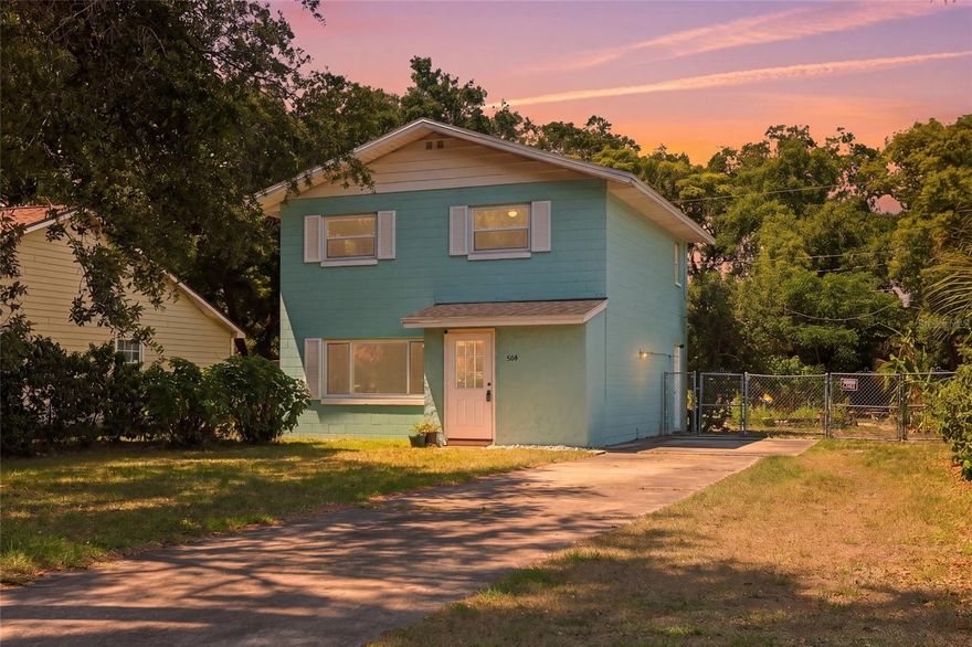 Located in the heart of Sanford with NO HOA, this 3-bedroom home has a new roof (2025), newer windows (2024), and NO carpeting! 
Inside, you’ll find newer tile flooring downstairs (2022), and a spacious eat-in kitchen with plenty of room for everyday living and gathering with friends and family. In addition to a built-in pantry, the kitchen also features a built-in countertop desk with shelving currently used as a coffee bar. All bedrooms are upstairs along with a full-sized bath. The screened porch creates the perfect extension of the living and dining spaces, while the storm-rated sliding glass door (2024) adds both style and peace of mind. 
The backyard was designed to embrace the Florida lifestyle. Wander through your own private butterfly garden to the relaxing and private fire pit area perfect for relaxing evenings outdoors. Conveniently located just minutes from Historic Downtown Sanford, you’ll love being close to popular restaurants, breweries, local shops, waterfront parks, and year-round community events, all while maintaining easy access to Orlando and major highways. Whether you’re a first-time homebuyer, investor, or someone looking for a home with character and outdoor charm, this property is full of opportunity. Make your appointment to see it today!