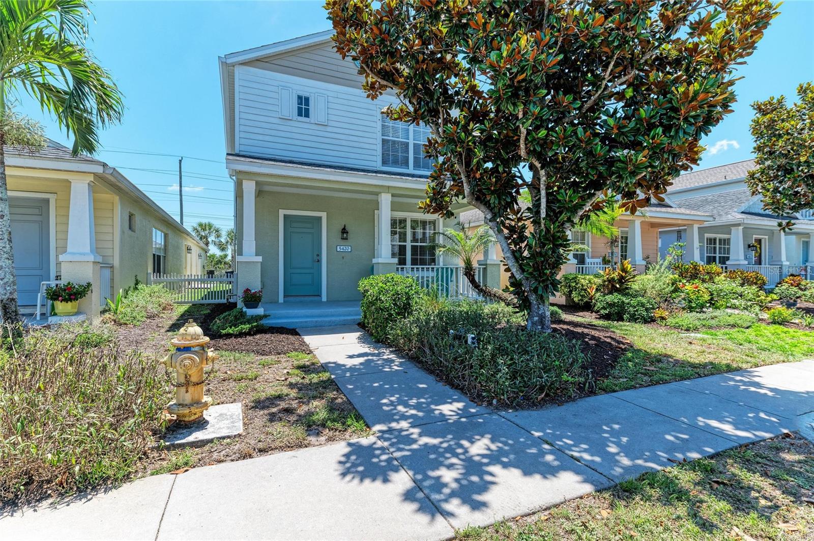 25K PRICE REDUCTION!! SELLER SAYS SELL! Key West living at its best! This beautiful 2-story home features 2 bedrooms / 2.5 baths in the gated River Sound Community. Each bedroom has its own bath and there is a 1/2 bath on the main floor as well. Situated close enough to shopping, entertainment, and restaurants yet far enough away to enjoy wildlife, peace and quiet! From the moment you walk into this pristine home, you will notice the wonderful space for entertaining. Your bedrooms are upstairs and are very ample in size. Natural light in this home is stunning! This unique home has a rear entry 2-car garage. Between the garage and home lies a lovely private yard for all of your relaxing and grilling needs. There is space for your pets to roam also. Sit on your covered front porch and watch the beautiful nature or chat with your neighbors! What a lovely community! Enjoy the community pool and hot tub, the playground, the dog park, and the beautiful walking areas! A/C is 2021 and the roof over the home and garage are both 2025 so all of your major items are taken care of for you for peace of mind! Hurricane shutters are in the garage.