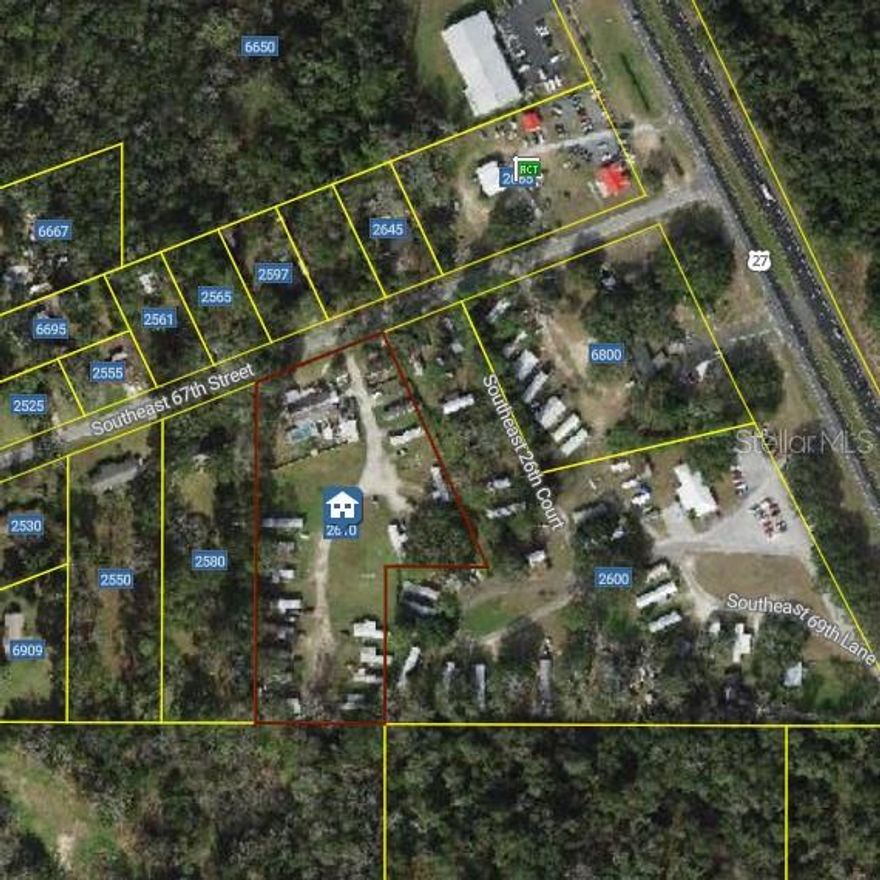 Value-Add Opportunity!  This mobile home park includes one SFR and 18 mobile homes (heated 552-924sqft), which produce a monthly income.  And 3 more pads are vacant but ready to be turned into 3 more income properties.  The SFR is currently occupied by the owner, with no income yet.  It could be rented out for a higher rent than mobile homes, as its heated square footage is 1,298, which is almost double that of mobile homes (monthly rent is among $550-$1,100). More photos will be available later.