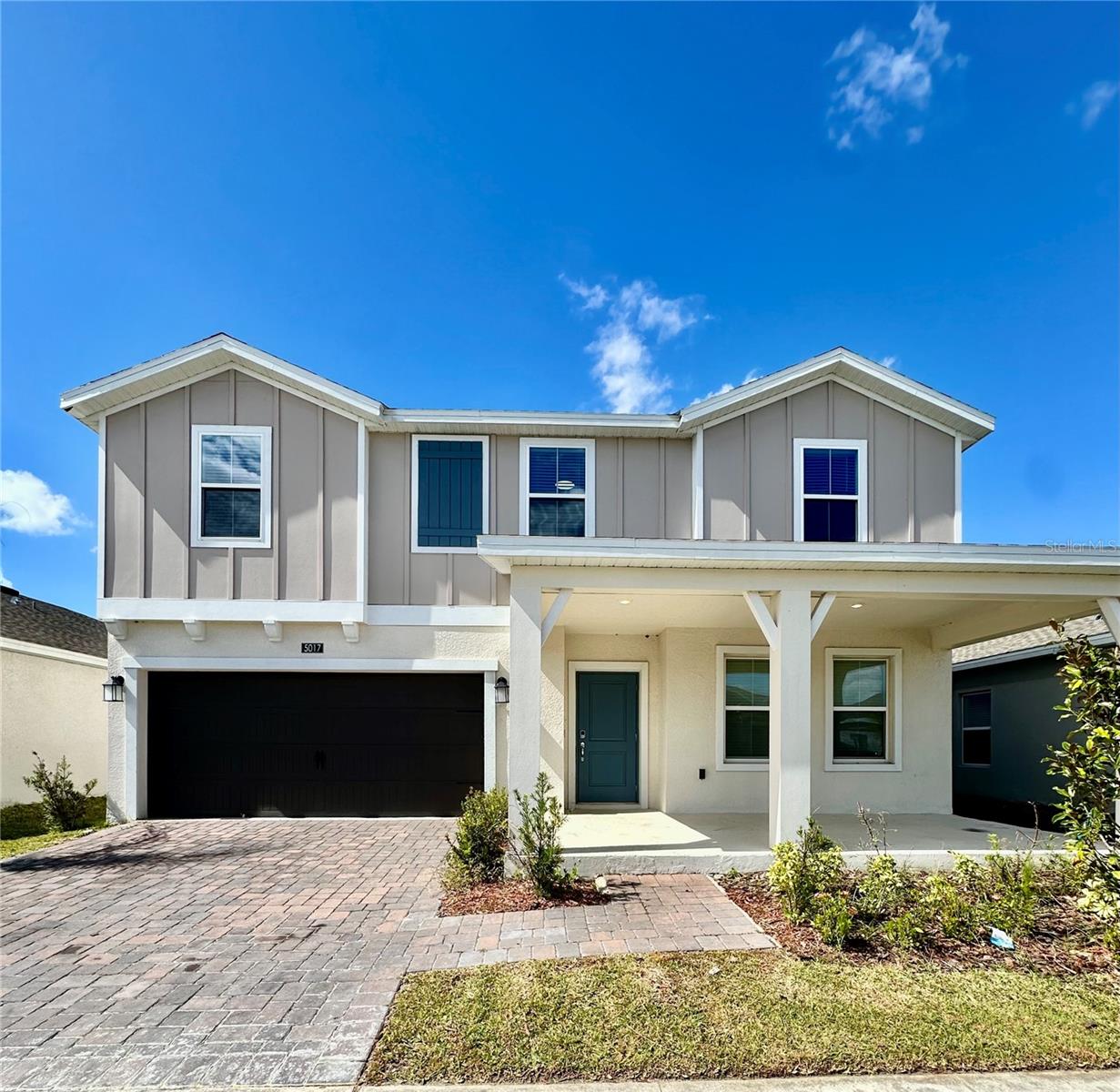 This two-story Durham is the largest plan in this collection and features an open space living room, along with an airy flex space perfect for an office or den. There is a private owner’s suite on the first floor with a spa inspired owner bath and fabulous walk-in closet. Upstairs is a spacious loft for an extra common area, along with 4 comfortable bedrooms. At the front is flex space for versatile needs and a desirable two-car garage. Knightsbridge residents will enjoy access to outdoor amenities including a swimming pool & cabana, playground, volleyball court and walking trail. Enjoy local dining and shopping from downtown Kissimmee. Close to Lake Toho if you like to boat or walk the lakefront. Conveniently located near Walt Disney World and major Osceola County attractions.