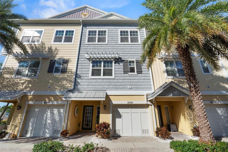 Waterfront Luxury Townhome with Private Elevator in The Cove at Loggerhead.  
Experience RESORT-STYLE WATERFRONT LIVING at its finest in this beautifully upgraded 3-BEDROOM, 2.5-BATH townhome with a STUDY/DEN, PRIVATE ELEVATOR, and NEW HVAC.  Perfectly positioned ON THE WATER, this home offers the ultimate Florida lifestyle—with a TRANSFERABLE 50' BOAT SLIP W/20k LIFT CURRENTLY LEASED DIRECTLY BEHIND THE UNIT.  Watch dolphins and manatees right from your backyard, or take your boat out for a quick CRUISE TO THE GULF OF MEXICO, TAMPA BAY, OR BOCA CIEGA BAY. BOAT SLIPS ARE AVAILABLE FOR LEASE just steps from your patio.
Inside, you’ll find luxury finishes throughout, including VOLUME CEILINGS, CROWN MOLDING, GRANITE COUNTERTOPS, 42-INCH CUSTOM CABINETRY, STAINLESS STEEL APPLIANCES, AND SURROUND SOUND. The OPEN-CONCEPT second floor features a spacious living room, dining area, and a versatile den that can serve as a home office or fourth bedroom. Enjoy breathtaking sunsets and refreshing coastal breezes from your PRIVATE BALCONY, complete with a retractable solar shade.
Take your private elevator to the third floor where the OVERSIZED PRIMARY SUITE awaits, featuring, walk-in closet, and a SPA-INSPIRED BATHROOM. Two additional bedrooms, a full bath, and a laundry room complete the upper level. The TWO-CAR GARAGE offers generous space for vehicles, storage, and all your waterfront toys.
The community offers exceptional amenities including a resort-style pool, outdoor grills, a Tiki bar, and a captain’s lounge—perfect for relaxing or entertaining. Conveniently located near I-275, you’re just minutes from downtown St. Petersburg, world-famous Gulf beaches, Tampa International Airport, and Sarasota.
Whether you’re a boater, beach lover, or simply seeking a serene waterfront retreat, The Cove at Loggerhead delivers an unmatched lifestyle with ZERO WATER INTRUSION FROM HURRICANE HELENE!