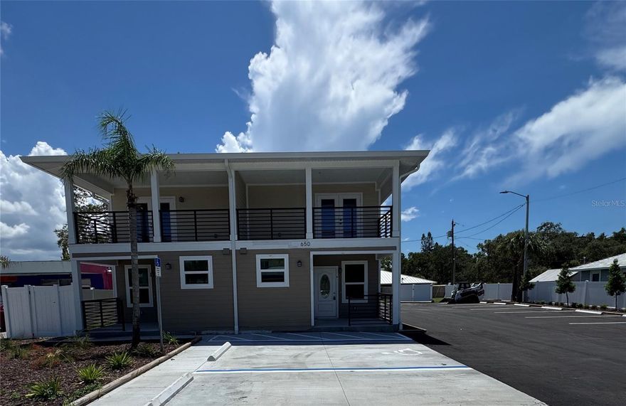 Be among the first to enjoy this spacious and modern 3-bedroom, 2-bathroom apartment in a newly constructed 6-unit building located at 650 Tarpon Avenue in the heart of Tarpon Springs. Ground floor unit currently available offering clean, light-filled interiors with premium finishes throughout. Designed for both comfort and style, these units feature granite countertops in the kitchens and bathrooms, stainless steel appliances, and open-concept living spaces. Each unit includes a porch or balcony, perfect for relaxing outdoors, plus two full bathrooms and ample storage. Stackable washer and dryer are included in each unit.