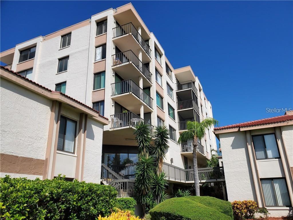Welcome to Island living on Palma Del Mar. Check out this spacious, bright and airy remodeled two bed two bath condo. AVAILABLE AUG 15, 2025 TO JAN 31,2026. It is a corner unit with a private balcony. For the chef in the family there is a fully equipped gourmet kitchen with beautiful granite counters and stainless appliances. The condo is fully furnished and well stocked with every amenity you will need during your stay. There is no carpet, all tile flooring! It is a split plan layout for ample bedroom privacy but has an open great room for social gatherings. The master is an ensuite set up with a work station desk and a walk in closet. The master bath has an easy walk in shower. Palma Del Mar is a waterfront and Golf community. The grounds are kept in immaculate condition. Easy elevator access to your unit. Just steps away is a crystal clear sparkling pool and spa that sits directly on the open water. The views are spectacular plus the pool is climate controlled year round. The location couldn't be better. Ft De Soto, St Pete Beaches and the thriving downtown are just minutes away with easy interstate access. Please call for rates as they do vary for length of stay and season. This is available for up to 6 months. Sorry no pets and no smoking.