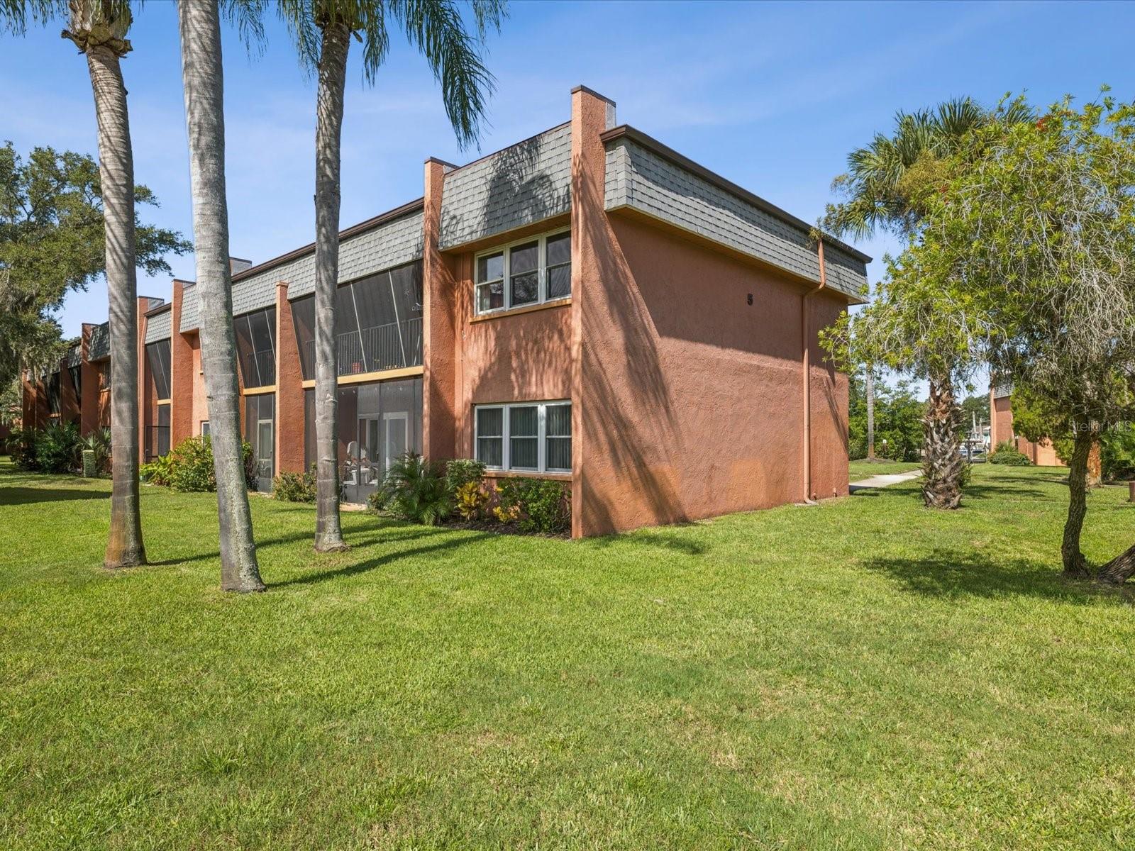 Discover your own slice of Florida paradise in this updated and spacious top-floor, end-unit condo located in the waterfront community of Cove Springs. This 2-bedroom, 1.5-bath home has been thoughtfully renovated throughout and is move-in ready. Take a peek out the window and enjoy the beautiful gulf view.
Step into the redesigned kitchen featuring brand new cabinetry, stainless steel appliances, modern lighting fixtures, and new windows that fill the space with natural light. The open living and dining area is warm and welcoming, complete with recessed lighting, new windows, and travertine tile flooring that flows seamlessly throughout the main living spaces.
The freshly updated bathroom includes new vanities, sinks, and a fully retiled shower, blending comfort with a contemporary touch. Both bedrooms offer brand new carpet and generous closet space, including a walk-in closet in the primary bedroom.
Unwind on your private, oversized screened balcony, a perfect spot to enjoy the evening breezes.
Cove Springs offers a laid-back coastal lifestyle with a variety of amenities: a heated screened pool, updated clubhouse with kitchen and sauna, shuffleboard, a waterside grilling cabana, kayak storage, and a private fishing pier — ideal for soaking in stunning Gulf Coast sunsets.
Your condo includes an assigned parking space with plenty of room for guests. Conveniently located close to award-winning beaches, golf courses, the Pinellas Trail, the famous Sponge Docks, top-rated schools, and all the dining and shopping you could ask for.
Don’t miss this opportunity to live the Florida lifestyle — schedule your private showing today!
