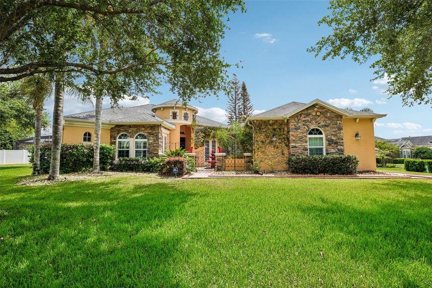 Come see this beautiful home located in the desirable Sanctuary neighborhood. From the moment you arrive and walk through the stunning private courtyard with a tranquil fountain it creates a warm, inviting entry that feels like your own personal retreat. Step inside to discover soaring volume ceilings, graceful arched entryways, and an abundance of natural light that fills every corner of the home.

This home has been upgraded for peace of mind, including new hurricane impact windows (2023) and major system updates in 2025 with a new A/C unit, air handler, and hot water heater.

The heart of the home features a beautifully designed kitchen with stainless steel appliances, 42-inch cabinetry, and a stylish tile backsplash—perfect for both everyday living and entertaining. The layout flows seamlessly into the main living areas, creating a space that is both functional and inviting.

Retreat to the grand primary suite, a true sanctuary complete with dual walk-in closets featuring custom closet systems, his and her vanities, a luxurious garden tub, and a spacious walk-in shower. A nearby secondary room offers flexibility, ideal as a nursery, home office, or guest space. Additional bedrooms are thoughtfully designed with custom closet systems and adjacent bathrooms, providing comfort and privacy for family or guests.

Step outside and enjoy a lifestyle of convenience—this home is ideally situated on a corner lot, walking distance to the community amenity center, featuring a resort-style pool, tennis courts, fitness center, and playground.

With its blend of elegance, functionality, and prime location, this home truly offers everything you’ve been searching for. Don’t miss the opportunity to make it yours.