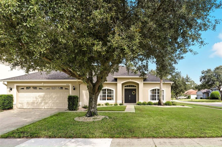 Welcome to this beautifully maintained home on a generous corner lot with mature landscaping and full privacy thanks to the white vinyl fencing. A stately double-door entry opens to a formal living room off the foyer, setting the tone for the spacious open floorplan. The large eat-in kitchen is the heart of the home, boasting a brand-new stainless steel appliance package including a 5-door refrigerator/freezer, double oven, microwave, and dishwasher.
The primary ensuite offers a relaxing retreat with double vanities, a walk-in shower, and a soaking tub framed by elegant glass-block windows. Step outside to the oversized, screen-enclosed patio that runs the full width of the house, perfect for entertaining or simply enjoying the view of the playful backyard.
With a new water heater (2025) and a 2017 roof, this home combines style, comfort, and peace of mind. A must-see!