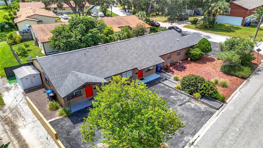 Stylish furnished rental in Northeast St. Pete! This 1-bedroom, 1-bath home offers a bright open layout, updated tile flooring, and in-unit washer/dryer. Fully furnished and move-in ready — perfect for traveling professionals or temporary housing. Off-street parking included. Utilities provided with a $150 monthly electric cap. Available for month-to-month or mid-term stays. Secure Yale smart lock and quiet residential location close to downtown St. Pete and beaches.