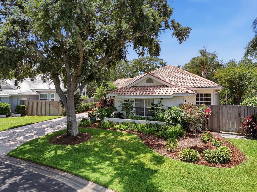 Tucked within the gates of Placido Bayou, this beautifully renovated single-level residence is the epitome of simplified luxury living. From the moment you arrive, the home’s exceptional curb appeal and professionally designed tropical landscaping create a warm and inviting first impression.

Inside, the thoughtfully reimagined open-concept blends comfort, style, and functionality. The stunning kitchen serves as the heart of the home, featuring a spacious island breakfast bar perfectly positioned between the living spaces and dinette. The west wing of the home features the spacious primary bedroom suite with updated flooring and a renovated spa-inspired bathroom.  The en-suite bathroom has a step-in shower, separate soaking tub, dual vanities and an oversized walk in closet. Two additional bedrooms, an updated guest bath, and a separate laundry room are located on the opposite side of the home and provide flexibility and convenience for family and guests.  Back in the main part of the home, expansive sliding glass doors stretch across the rear of the home, filling the residence with natural light while framing breathtaking views of the lush backyard oasis.

Step outside to your own sanctuary where every detail is centered around relaxation. The heated saltwater pool is complemented by a tranquil spillover fountain and a unique jetted bench designed to melt away the day's stresses. Surrounded by a fully fenced backyard filled with Florida native and tropical plants, the setting feels serene, secluded, and resort-inspired. The spacious screened porch offers the perfect island-style atmosphere for alfresco dining, morning coffee, or peaceful evenings overlooking the water.

Completing the home is an oversized driveway and side-approach garage offering abundant parking space for both residents and guests. Outfitted with a portable generator and electrical port, residents feel peace of mind all year round. Multiple home enhancements have been made in recent years. Details provided upon request. 

Placido Bayou’s walkable streets, and serene fishing lakes make it a favorite for anyone who desires privacy while still being close to all the pleasures of city living. Furthermore, enjoy low HOA fees that include lawn maintenance, painting the exterior of the home every seven years, fence installation and more—just minutes to I-275, Tampa, two international airports, and the shops, dining, and waterfront charm of downtown St. Petersburg.