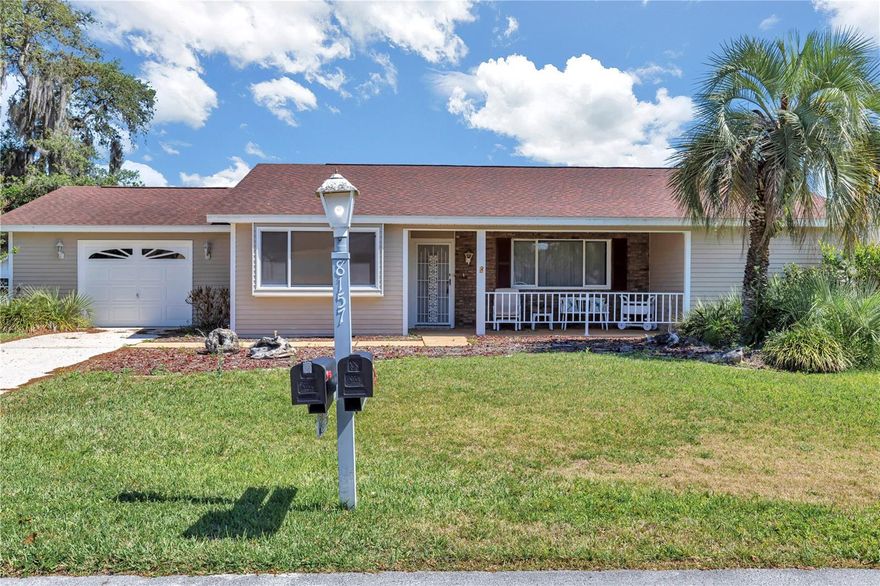 Welcome to this well preserved 2-bedroom, 2-bath home located in the desirable 55+ community of Oak Run! Featuring a spacious 1.5-car garage and an inviting open layout with vaulted ceilings, this home offers both comfort and functionality. The primary suite includes a double vanity and a generous walk-in closet, while the secondary bedroom also features its own walk-in closet for added storage and convenience. A versatile bonus/flex room provides the perfect space for a home office, hobby room, or additional sitting area. Major updates include a roof replaced in 2018 and an HVAC system installed in 2023, giving peace of mind to the next owner. Enjoy all the amenities and lifestyle Oak Run has to offer in this move-in ready home!