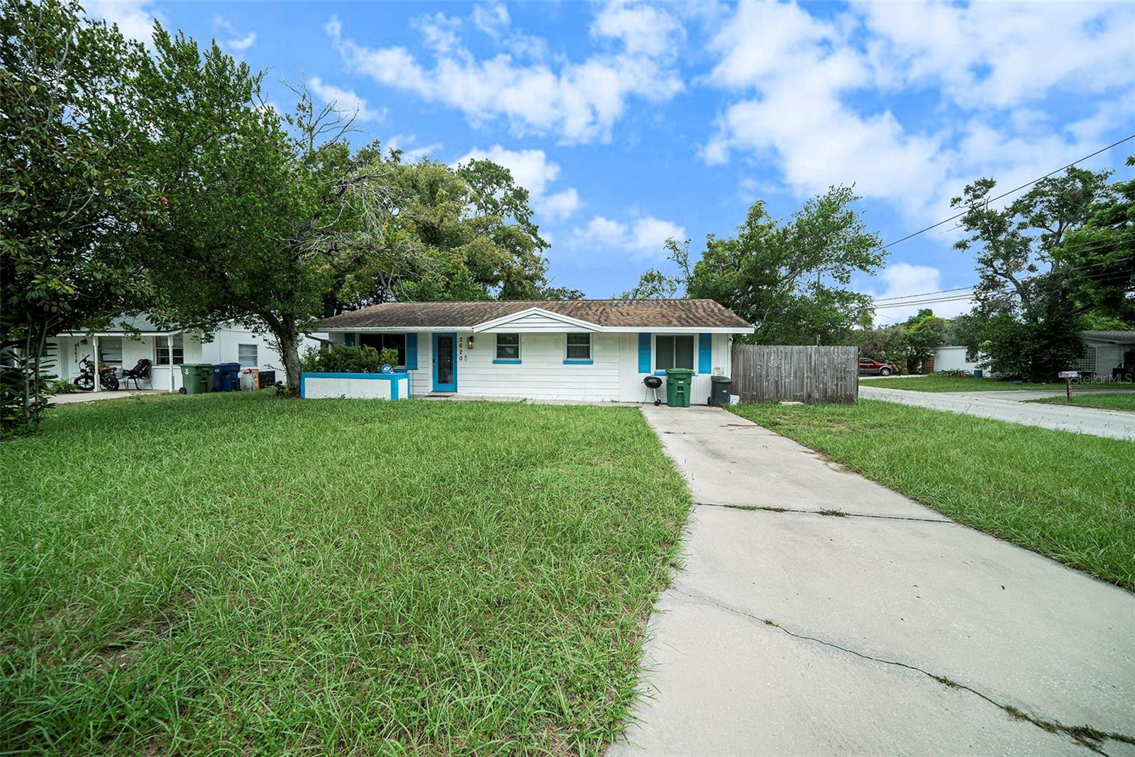 Welcome Home, NO HOA or CDD fees. This three bedroom, one bath home is waiting for you. The garage space has been converted to an extra room. Huge backyard perfect for a pool. Close to shopping, freeways and 5 minutes from Busch Gardens. Come check your new home out. It is waiting for you.